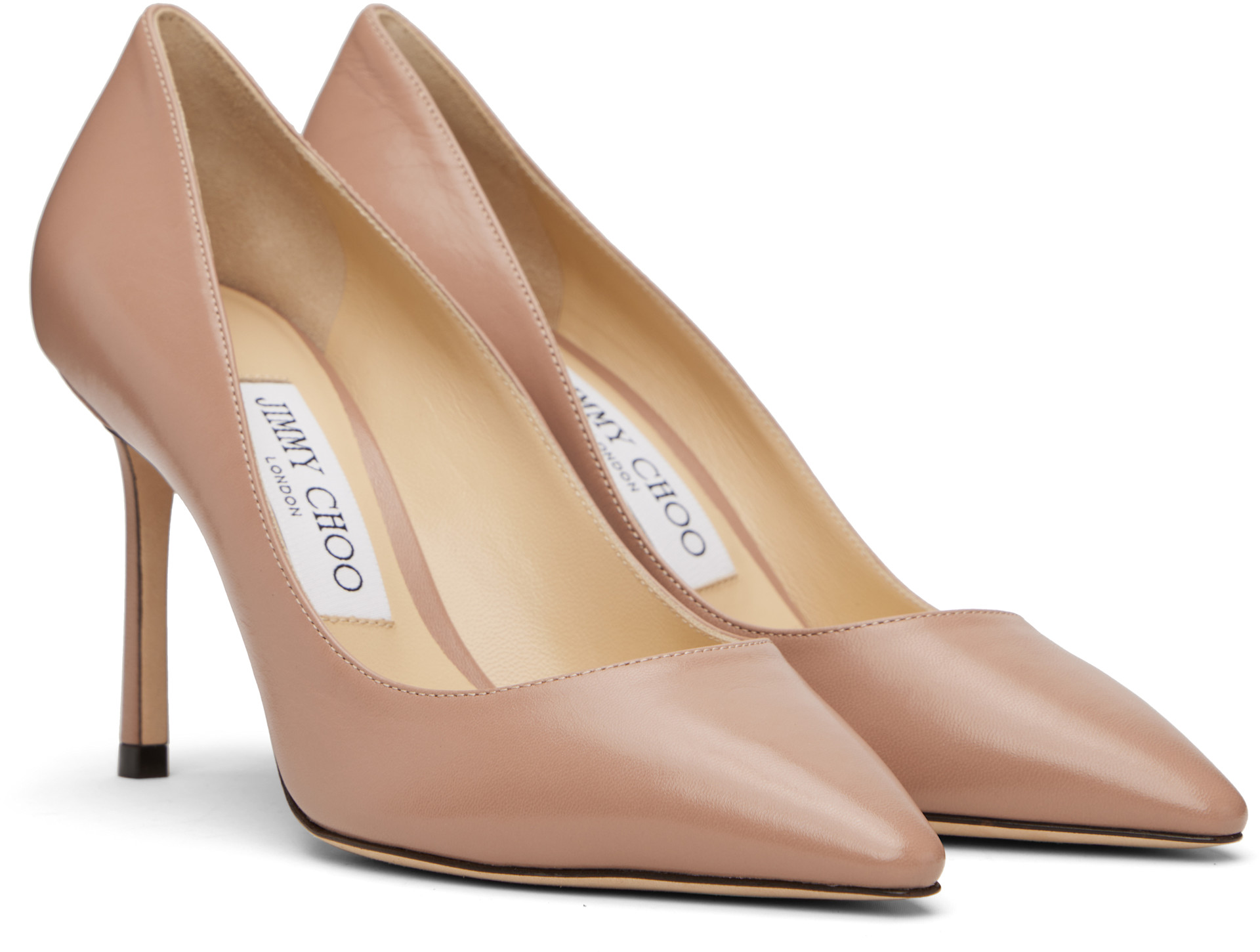 Jimmy Choo: ピンク Romy 85 ヒール | SSENSE 日本