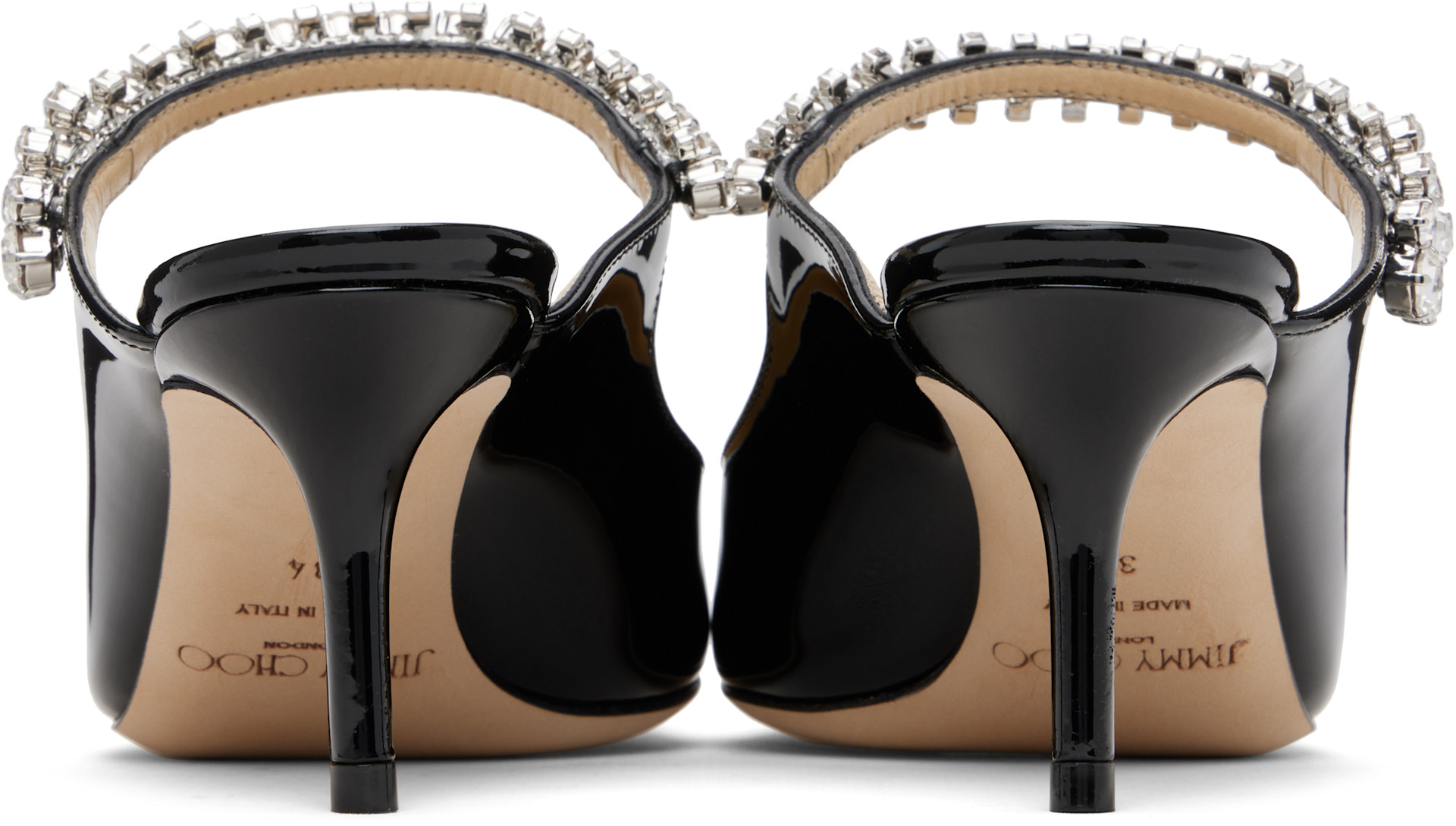 Jimmy Choo: Black Bing 65 Mules | SSENSE