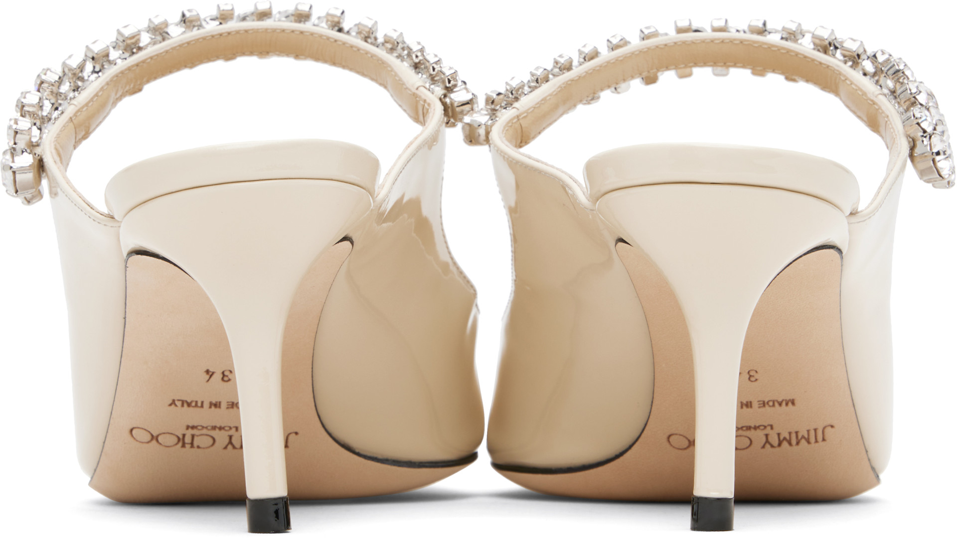 Jimmy Choo: Off-White Bing 65 Mules | SSENSE