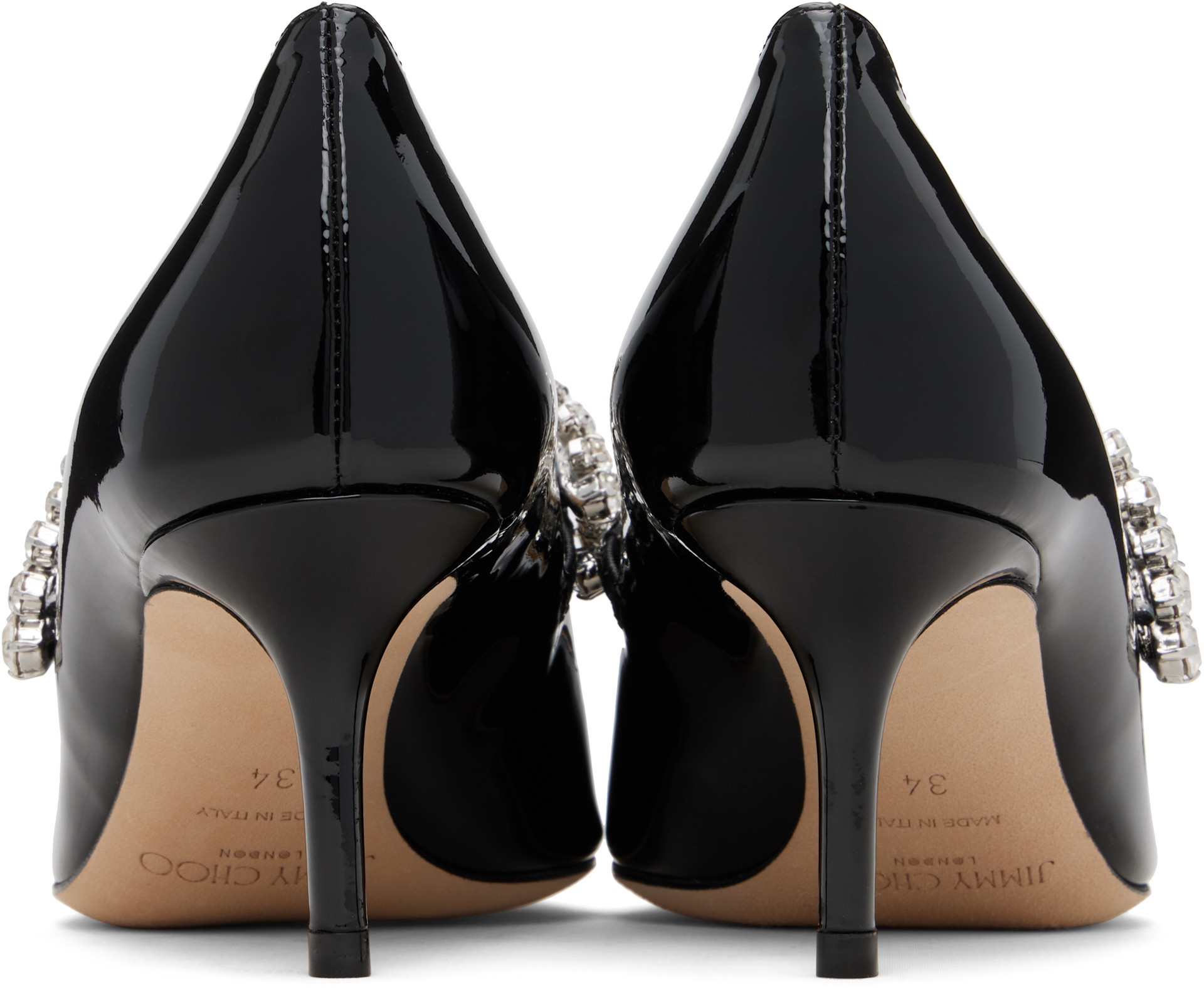 Jimmy Choo: Black Bing 65 Heels | SSENSE
