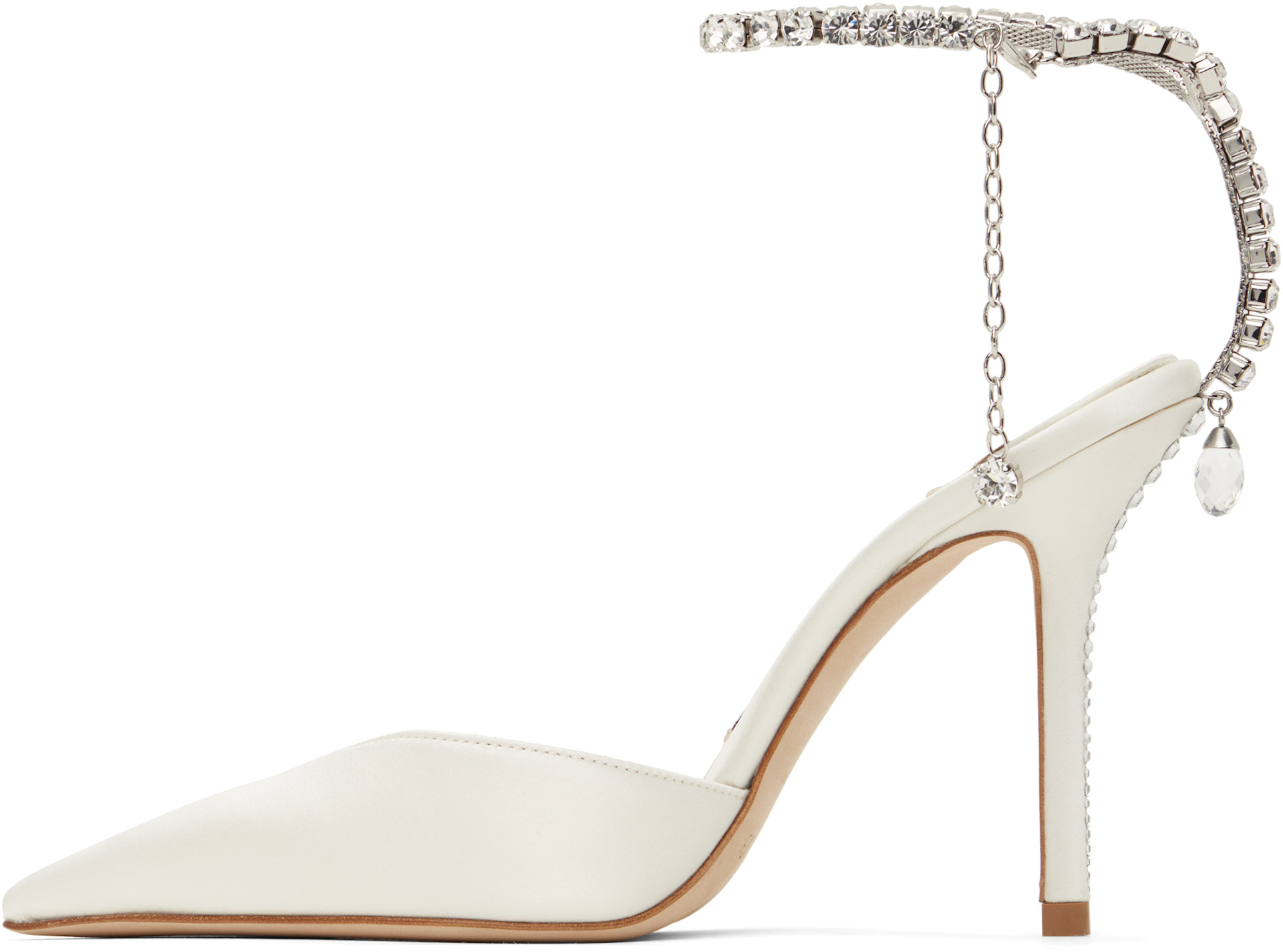 Jimmy Choo: Off-White Saeda 100 Heels | SSENSE