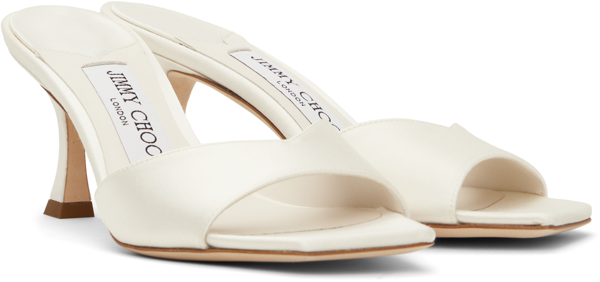 OFF WHITE SATIN ZIPTIE SANDAL サイズ38 Jimmy Choo: Off-White Skye 70 Heeled Sandals | SSENSE Canada