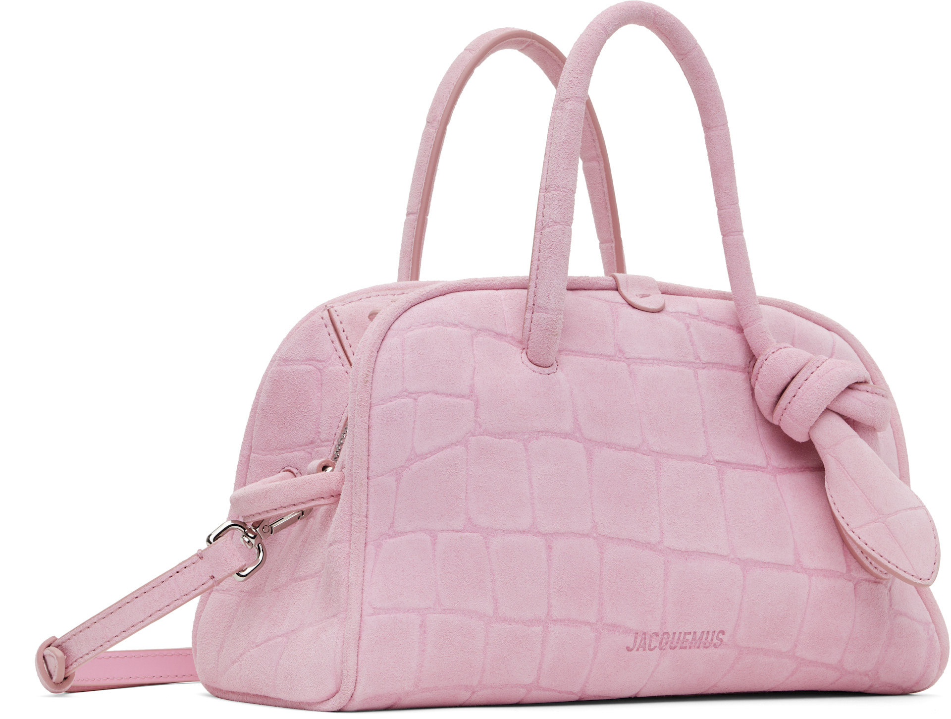 JACQUEMUS: Pink La Croisière 'The small Turismo' Bag | SSENSE