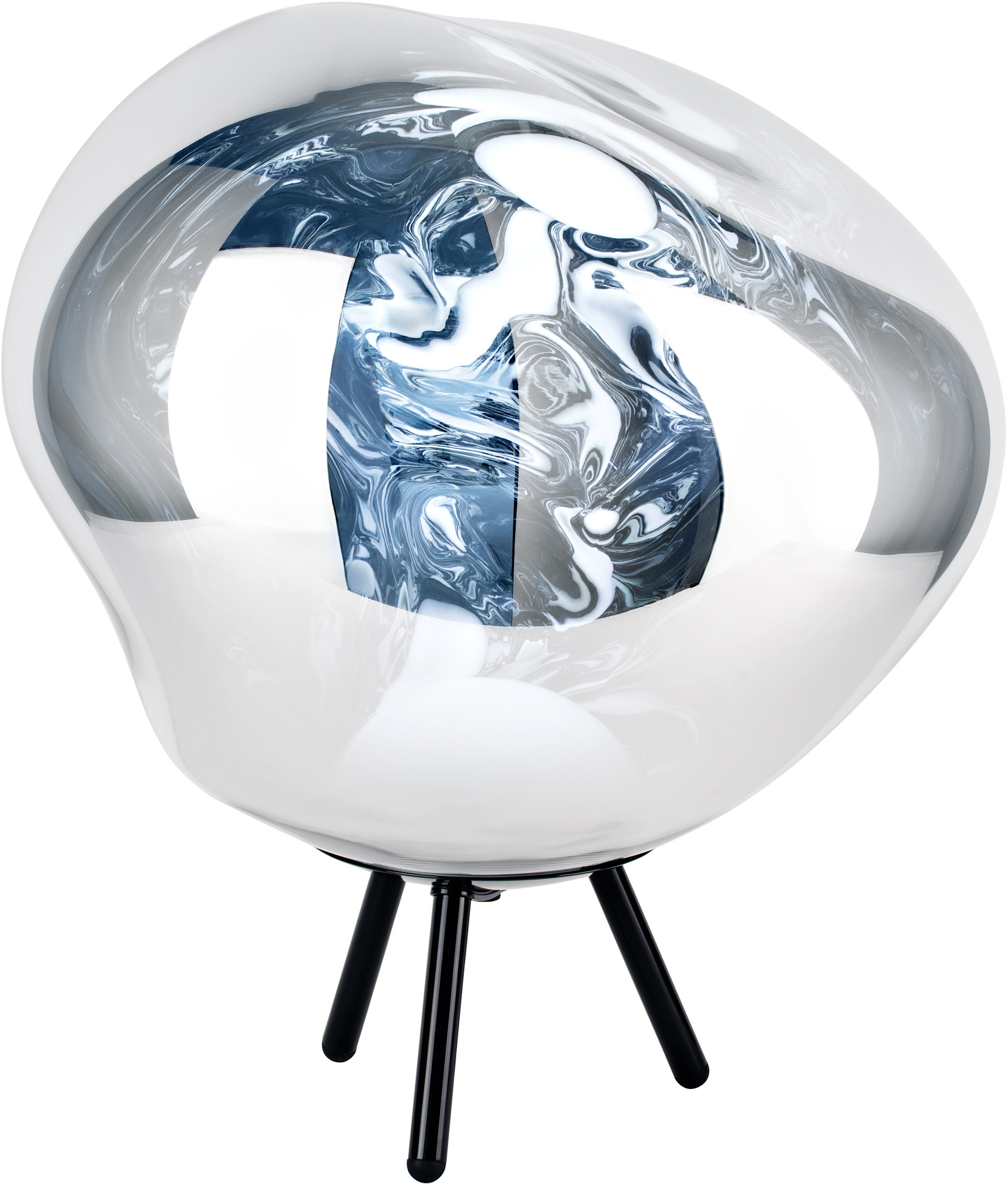Tom Dixon - 실버 라지 멜트 포터블 램프