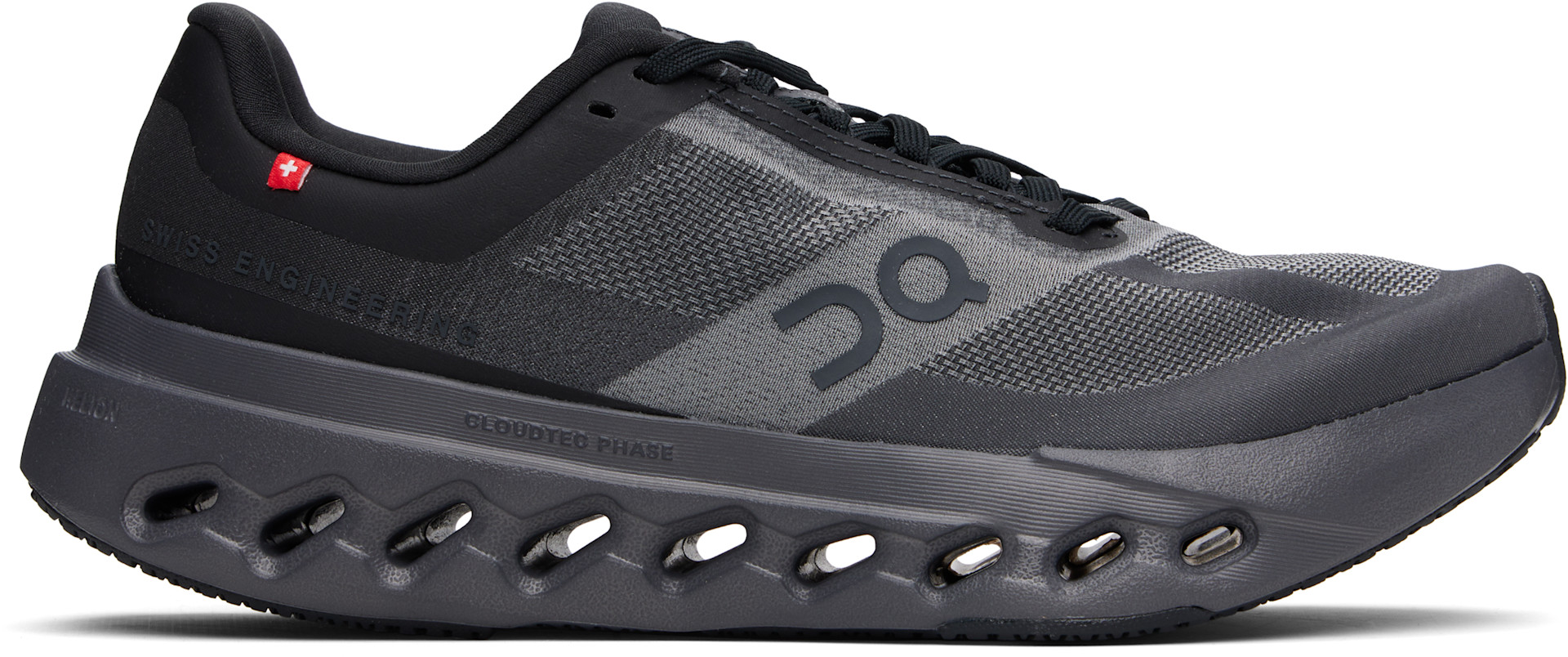 On - Baskets Cloudsurfer Next noir et gris