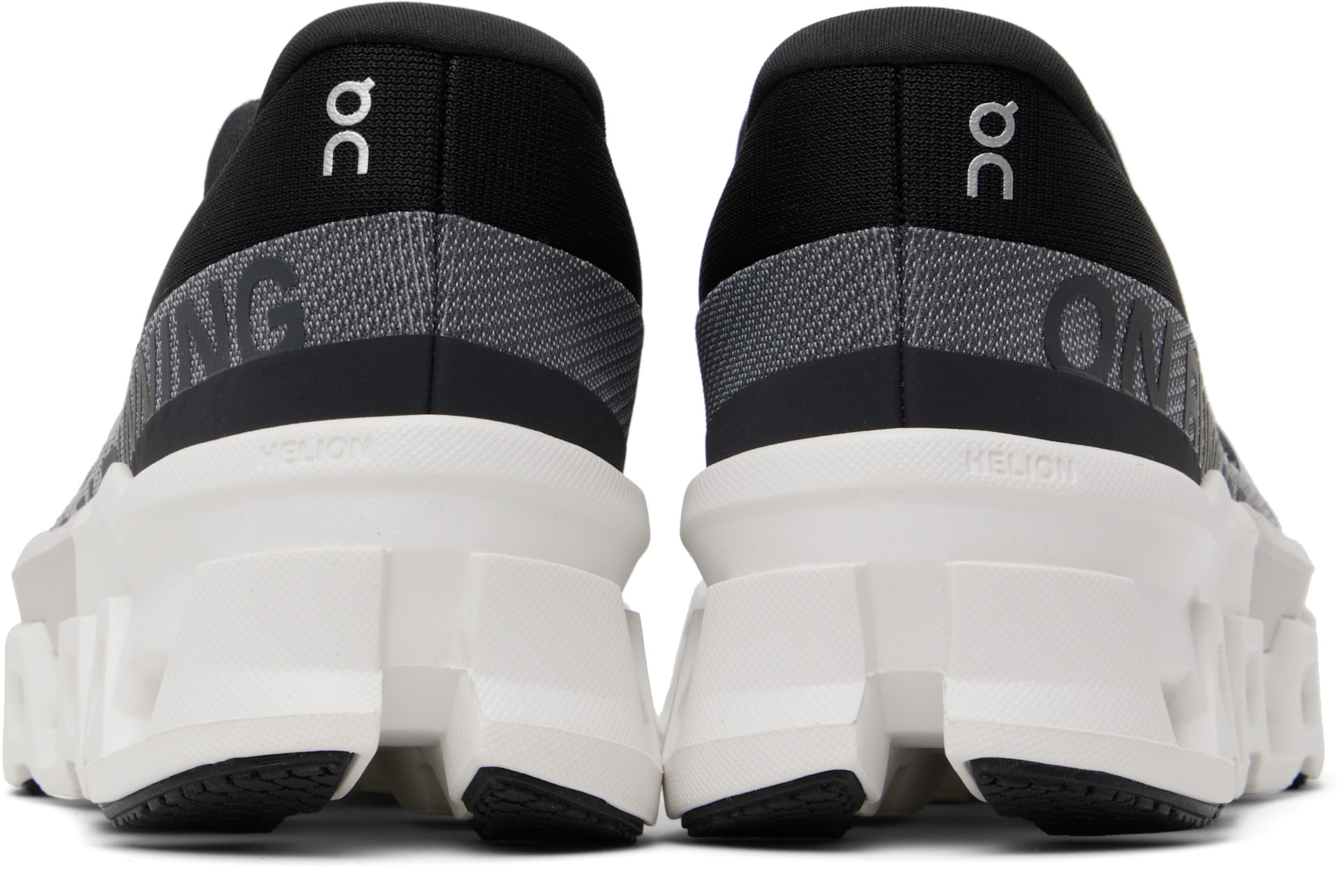 On: Black & White Cloudmonster 2 Sneakers | SSENSE Canada