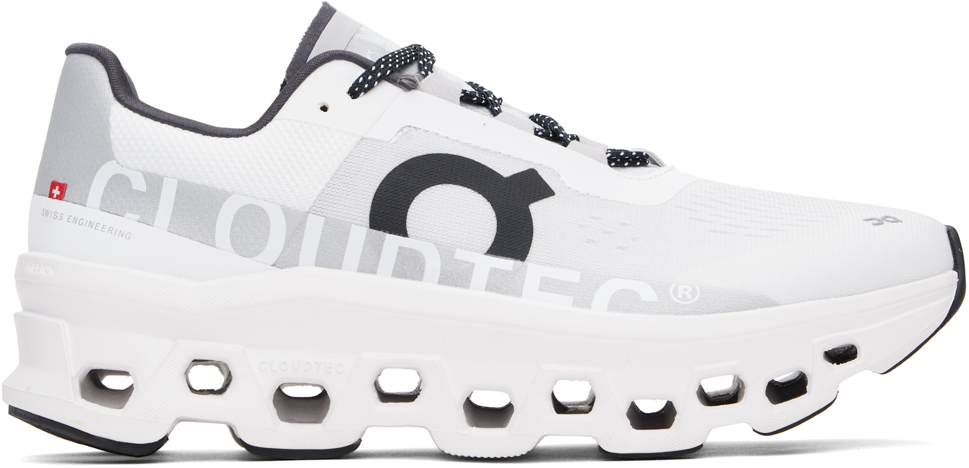 On - Baskets Cloudmonster blanc et gris