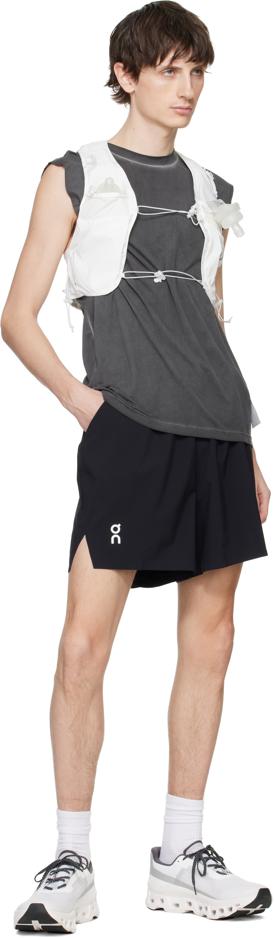 On - Baskets Cloudmonster blanc et gris