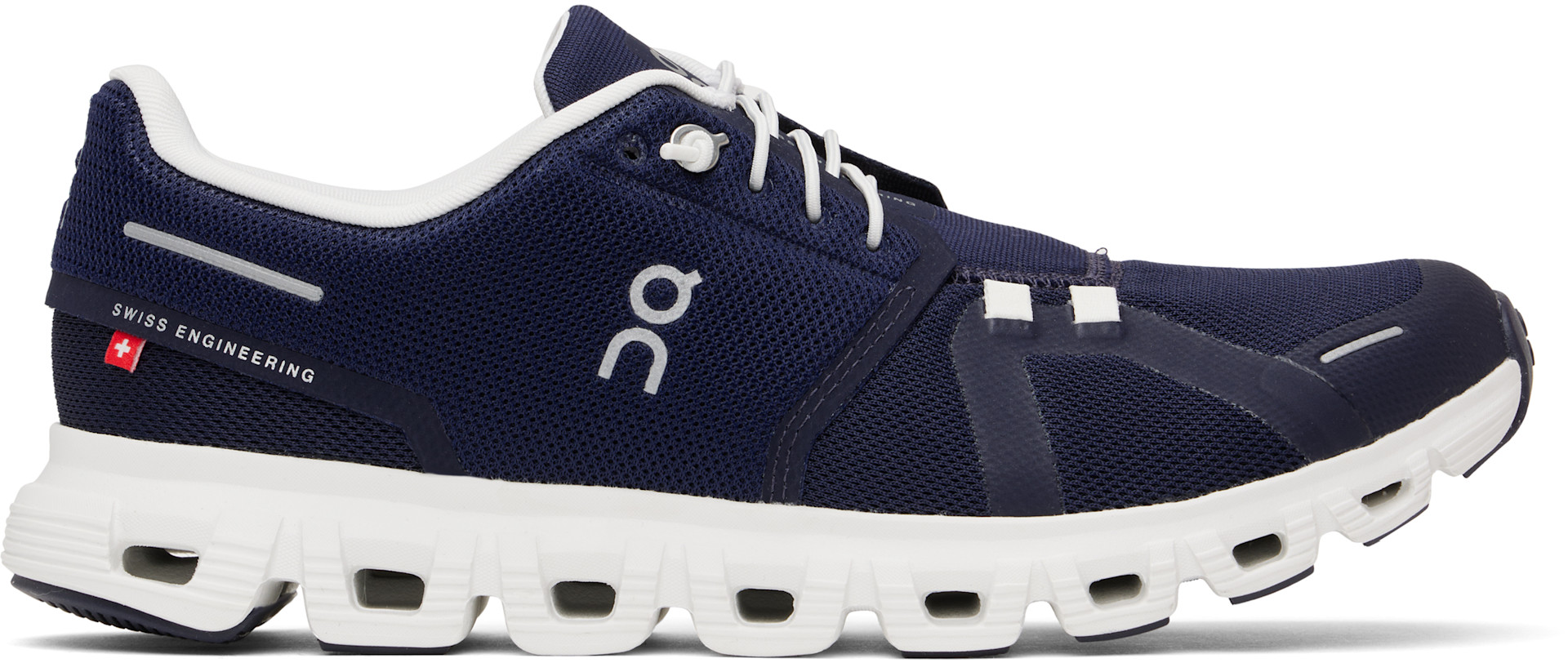 On: Navy Cloud 6 Sneakers | SSENSE