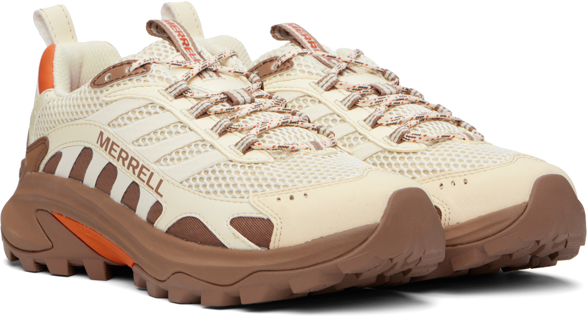 Merrell 1trl - Baskets Moab Speed 2 Vent 2K blanc cassé et brun
