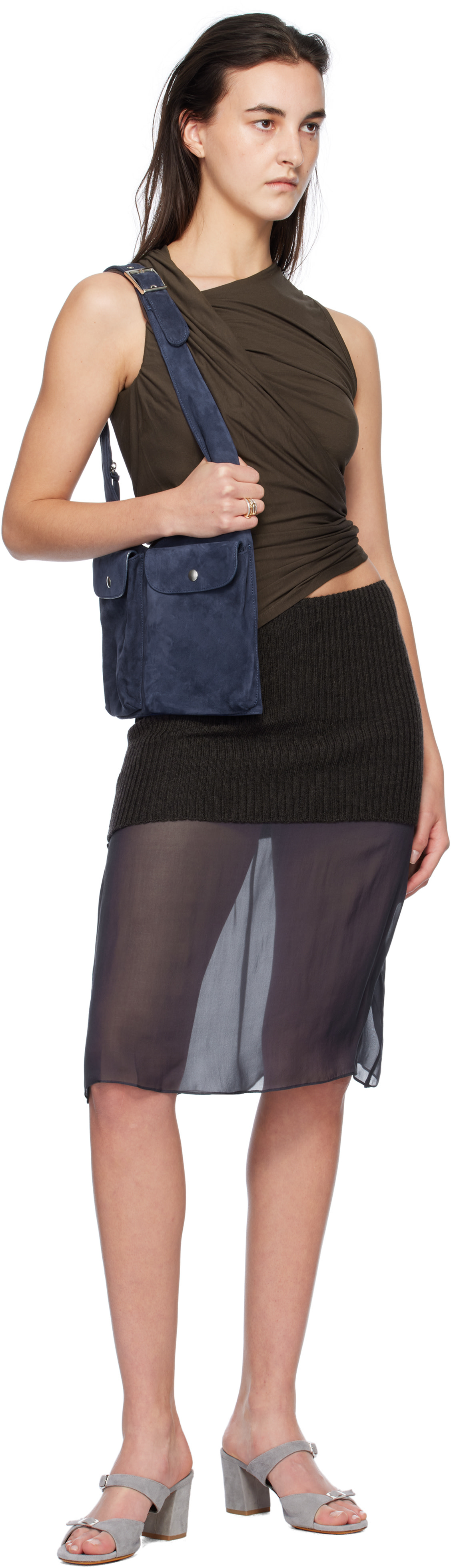 paloma wool ブラウン ホルターネック タンクトップ Paloma Wool Brown Nerium Tank Top Paloma Wool