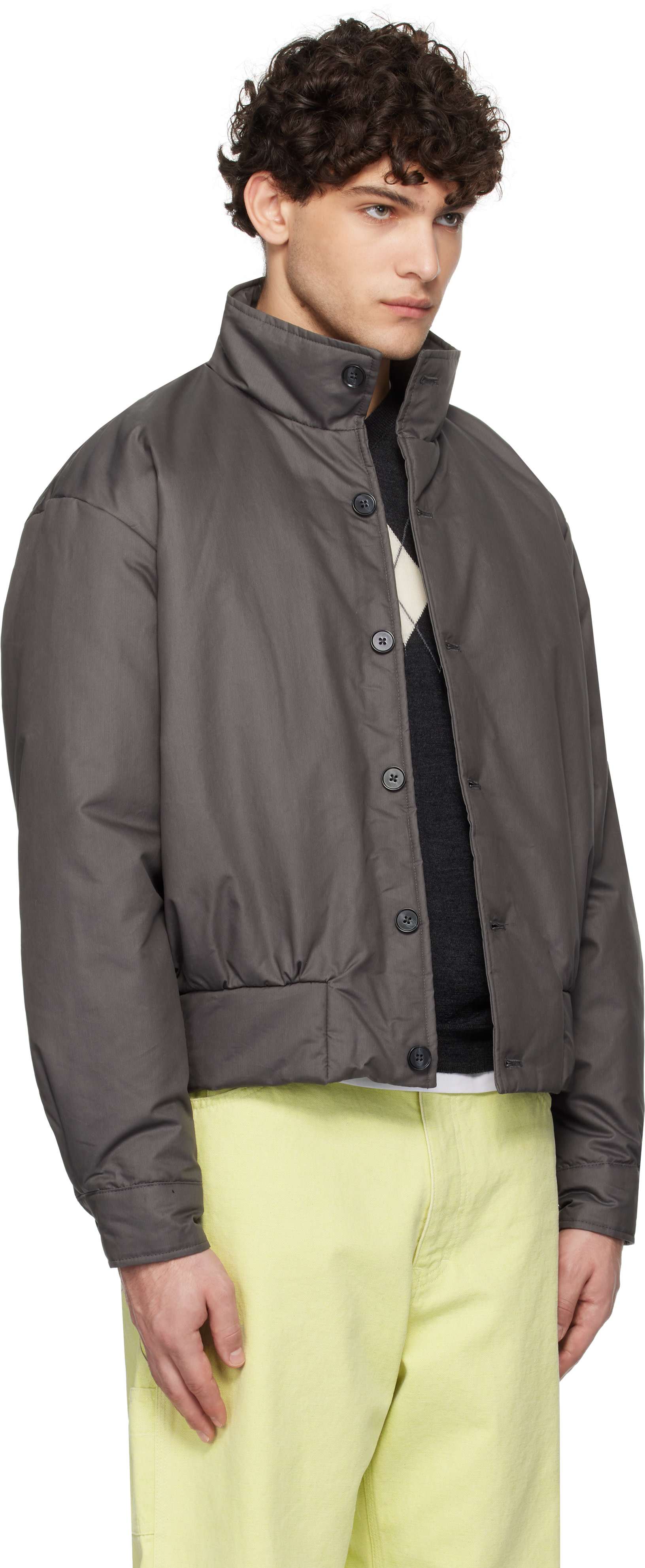 Paloma Wool - Gray Tate Bomber Jacket