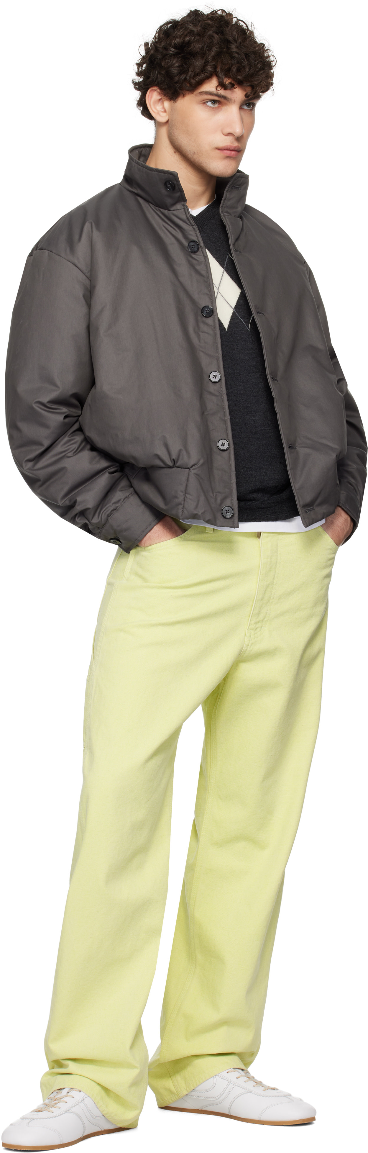 Paloma Wool - Gray Tate Bomber Jacket