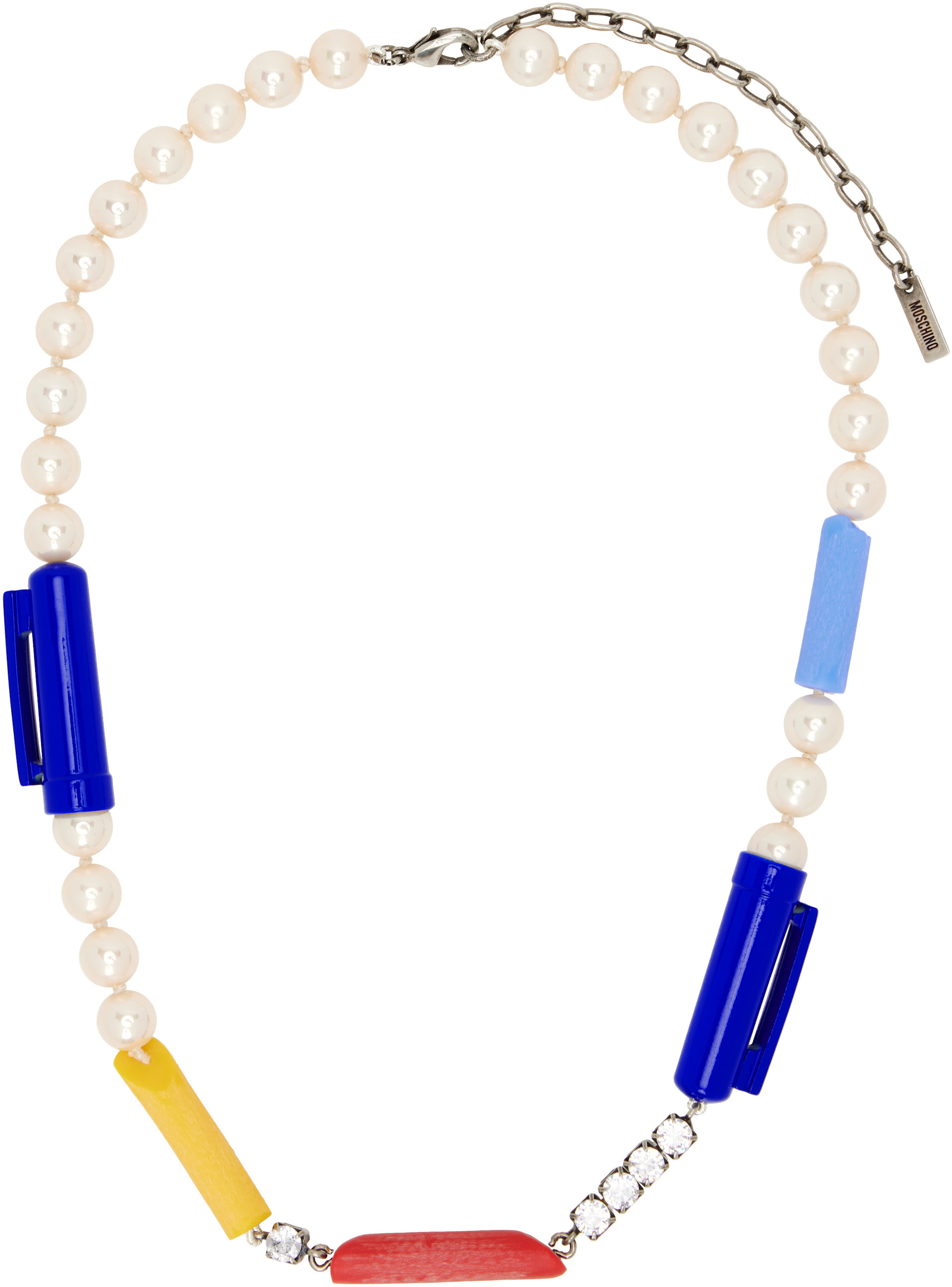 Moschino - Collier multicolore à breloques