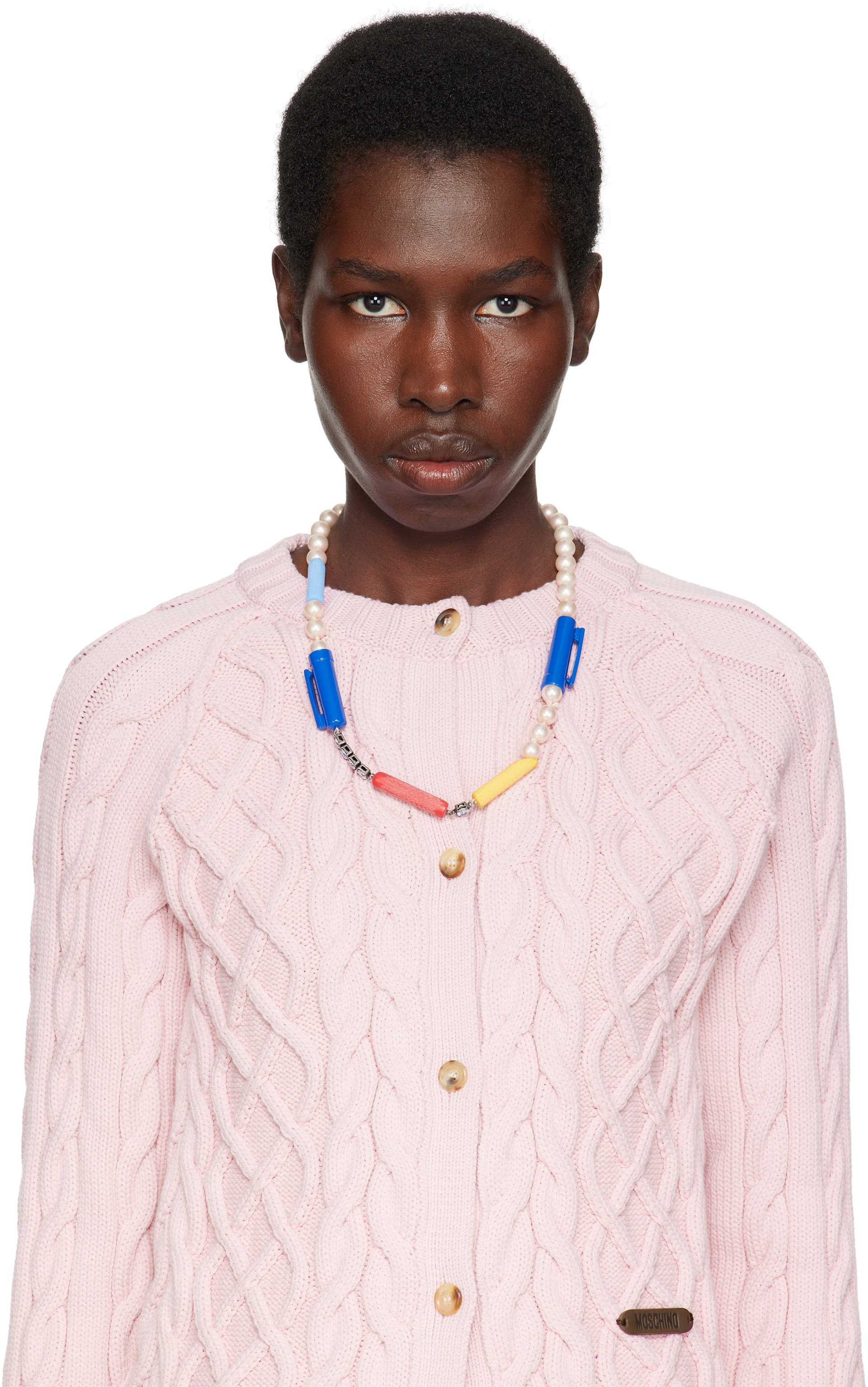 Moschino - Collier multicolore à breloques