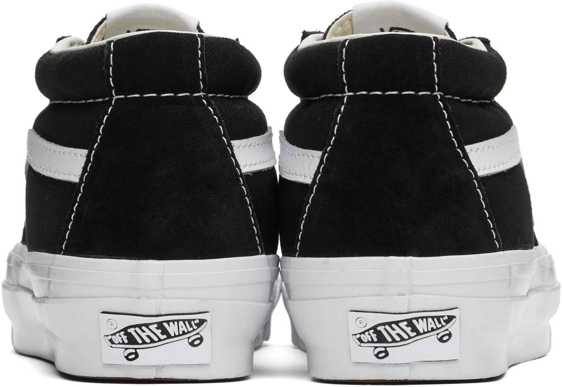 Vans: Black & White Premium Sk8-Mid Reissue 83 Sneakers | SSENSE