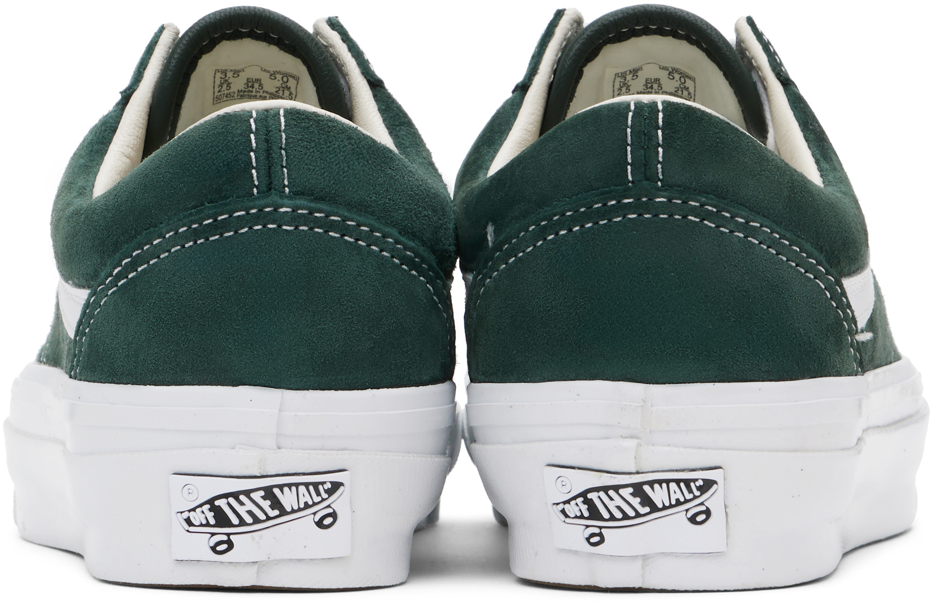Vans: Green Premium Old Skool Sneakers | SSENSE Canada