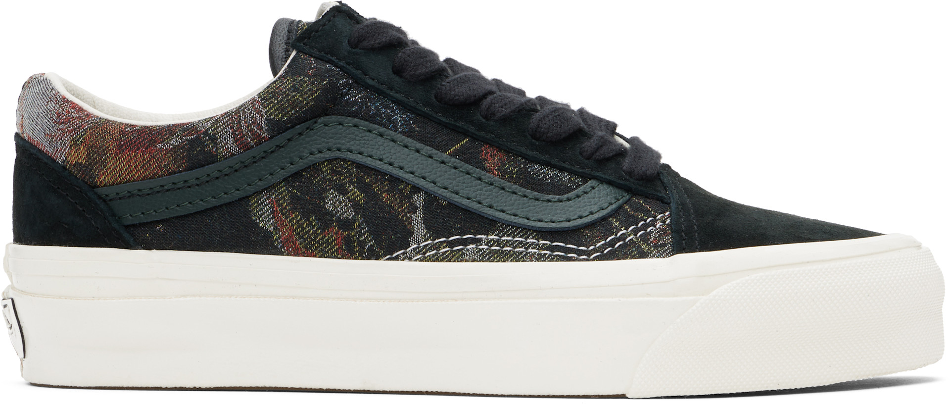 Vans: ブラック Premium Old Skool ジャカード スニーカー | SSENSE 日本