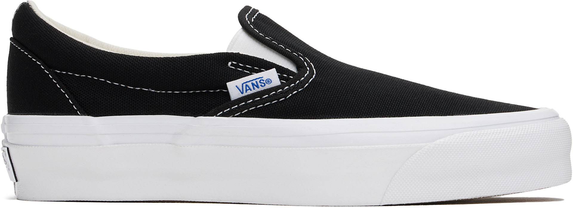 Vans: ブラック Reissue 98 スリッポンスニーカー | SSENSE 日本