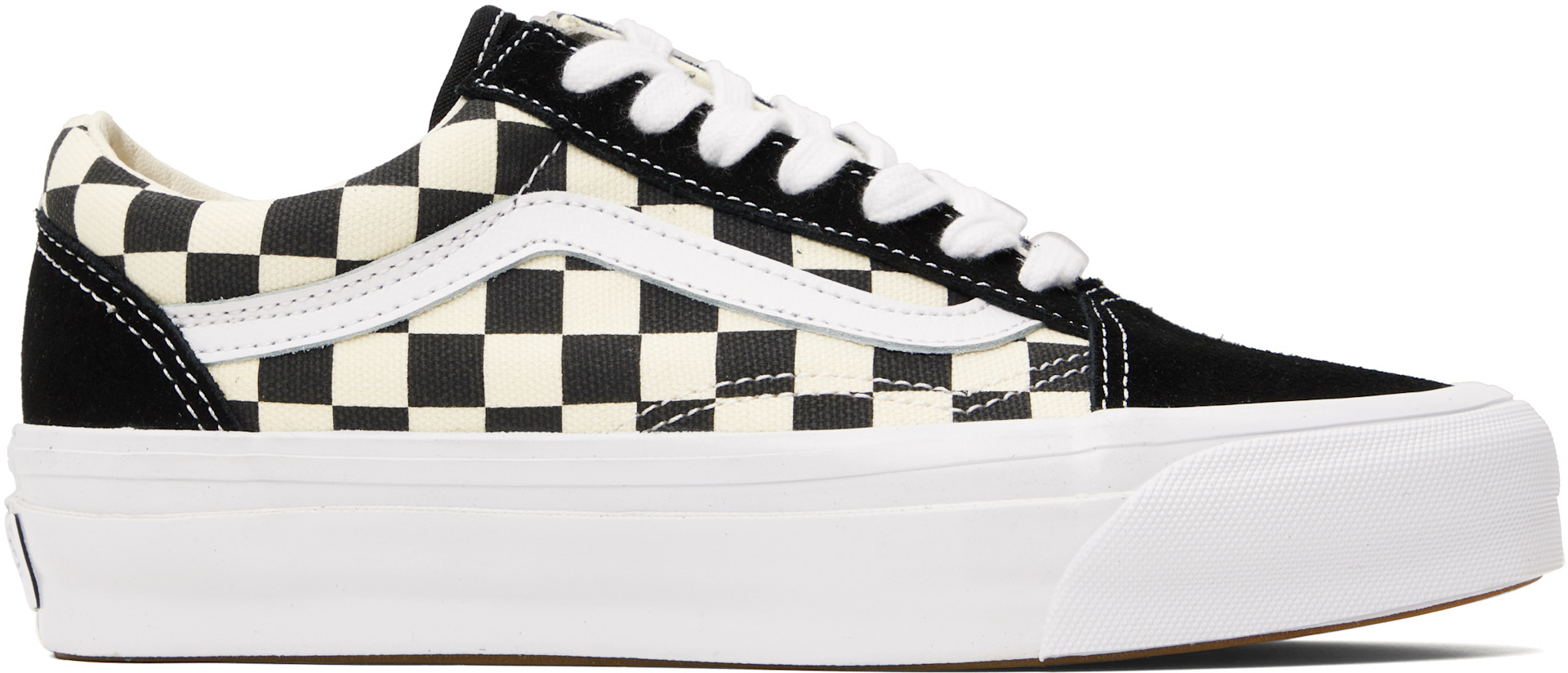 Vans - Baskets LX Old Skool noir et blanc cassé