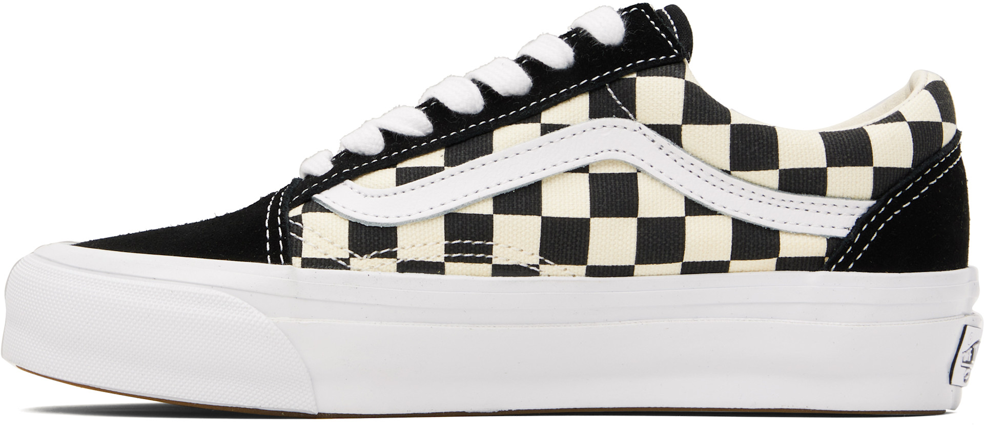 Vans - Baskets LX Old Skool noir et blanc cassé