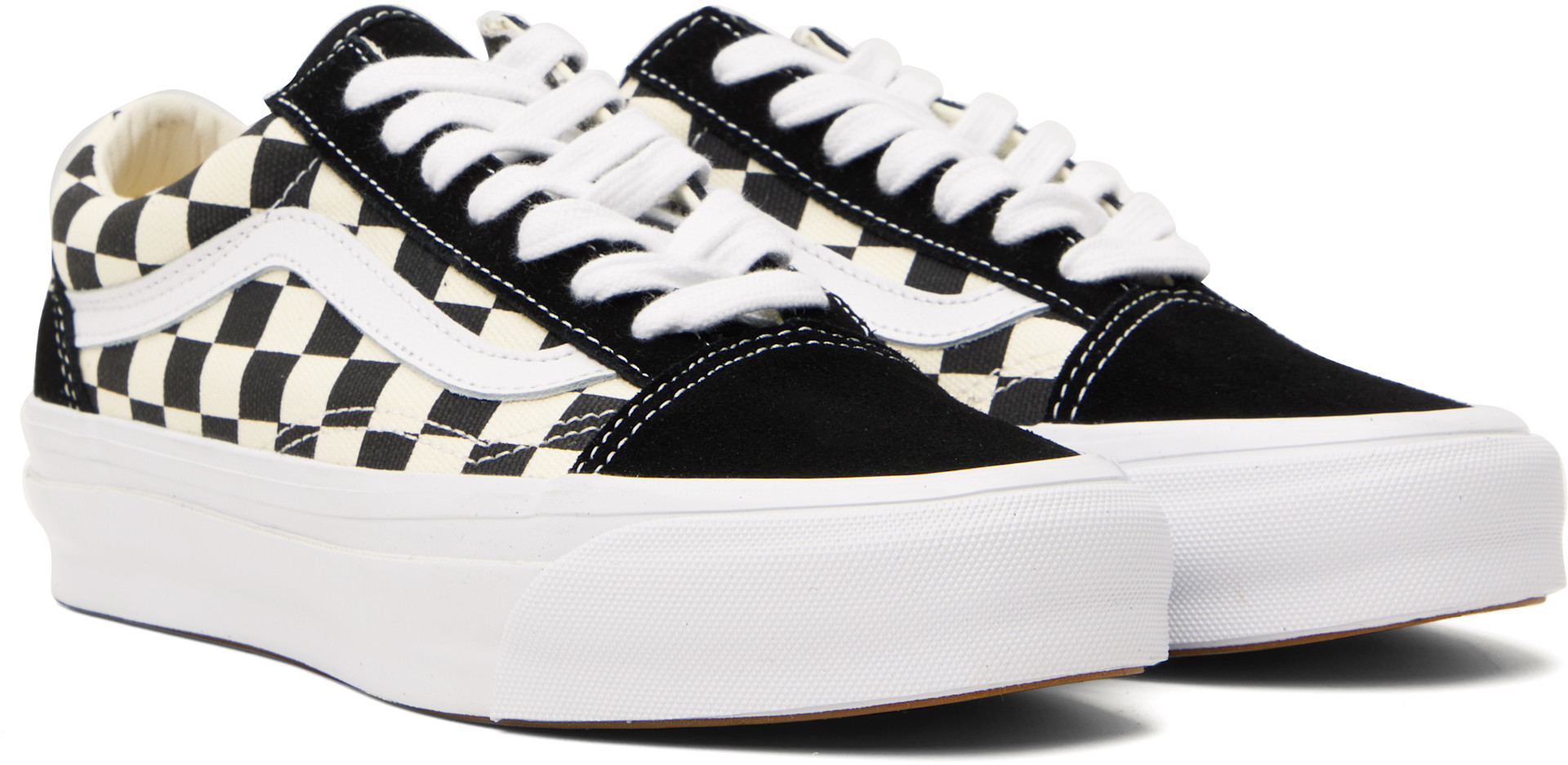Vans - Baskets LX Old Skool noir et blanc cassé