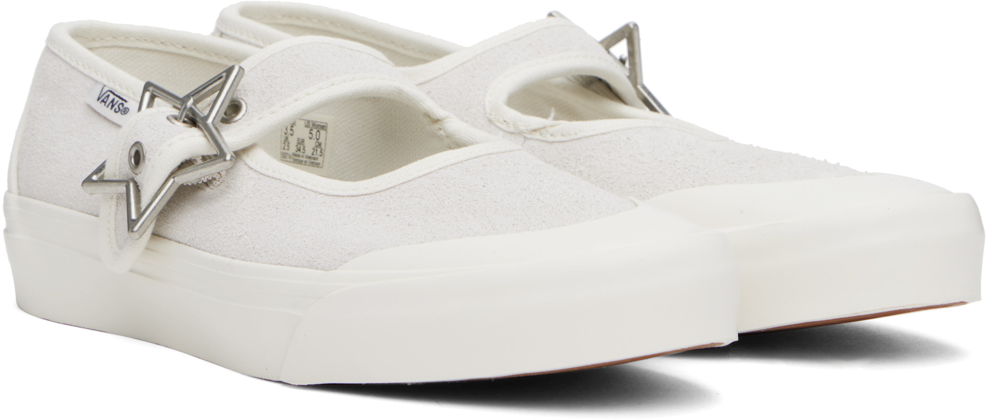 Vans - Baskets de style Charles IX blanc cassé