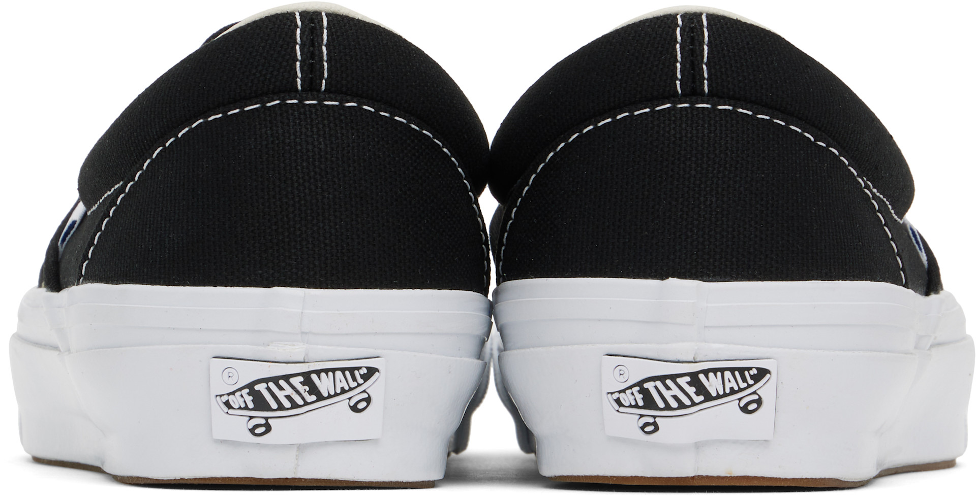 Vans: Black LX Slip-On Reissue 98 Sneakers | SSENSE