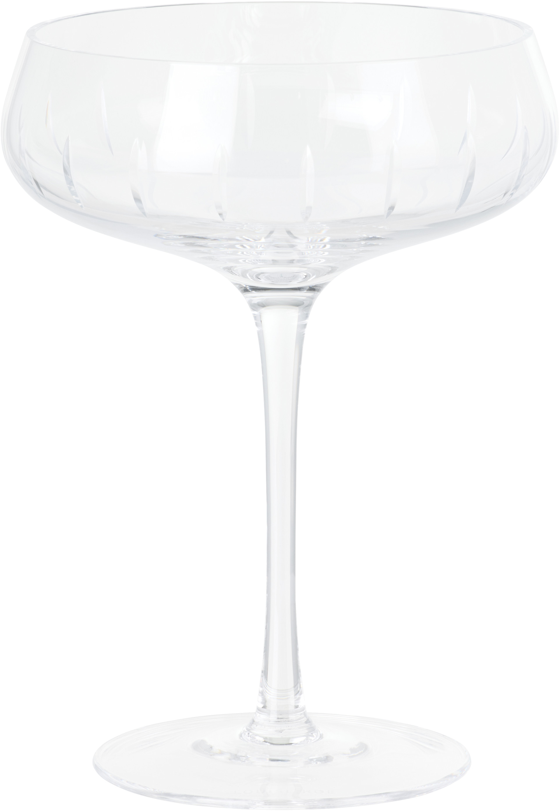 Louise Roe - Coupe à champagne en verre taillé