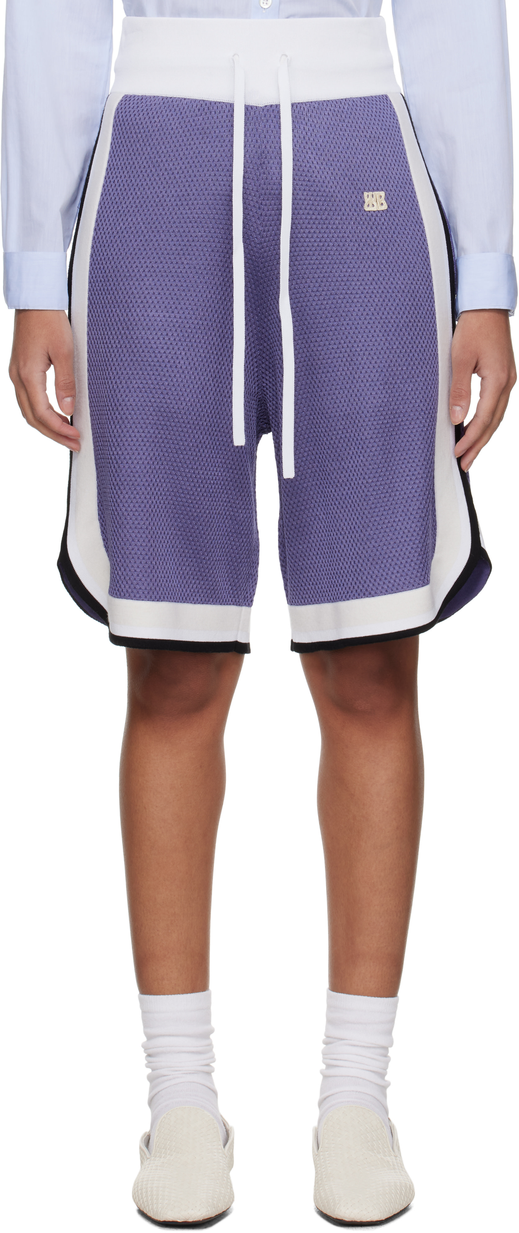 Wales Bonner - Short Rio mauve