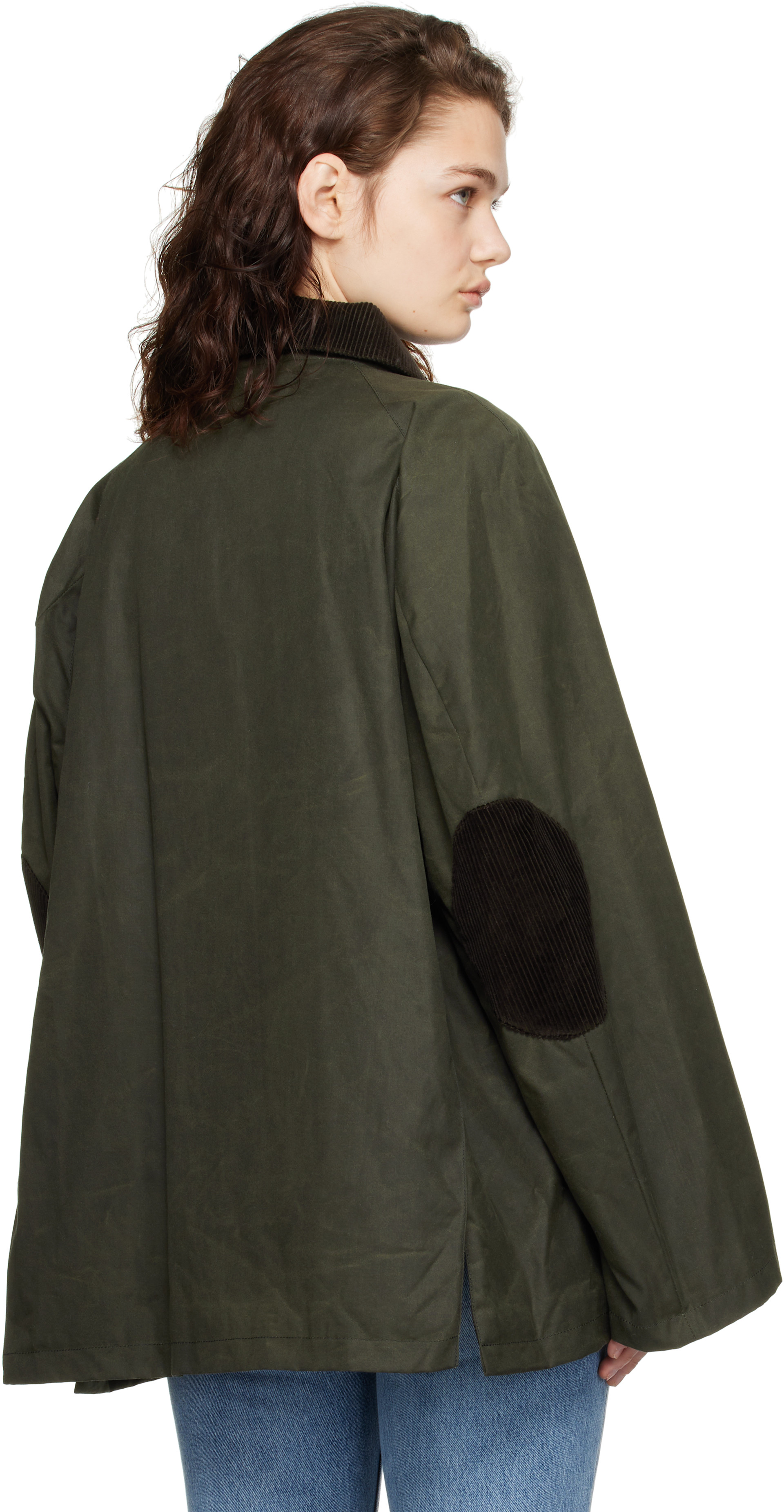 TOTEME: Green Country Jacket | SSENSE Canada TOTEME: Green Country Jacket | SSENSE Canada