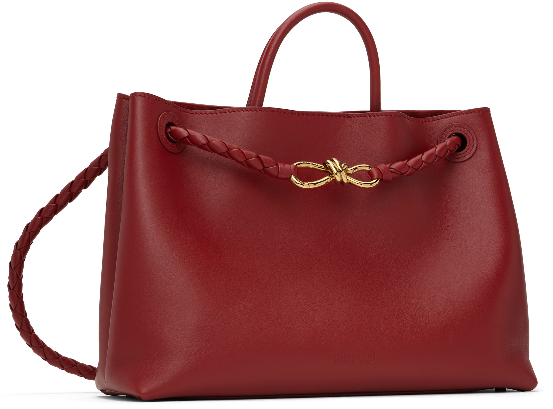 Bottega Veneta: レッド Andiamo バッグ | SSENSE 日本