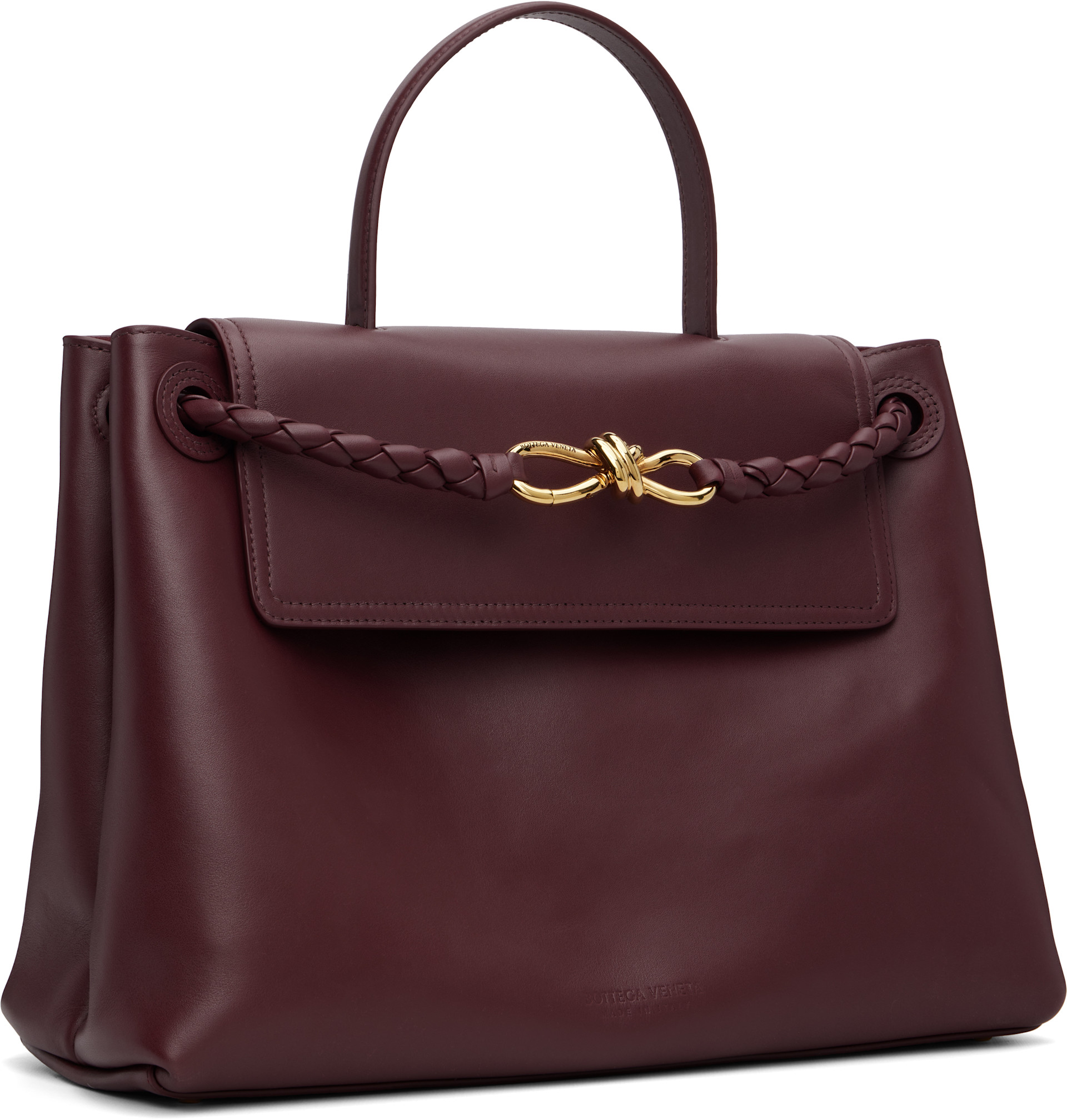 Bottega Veneta: Burgundy Ciao Ciao Bag | SSENSE