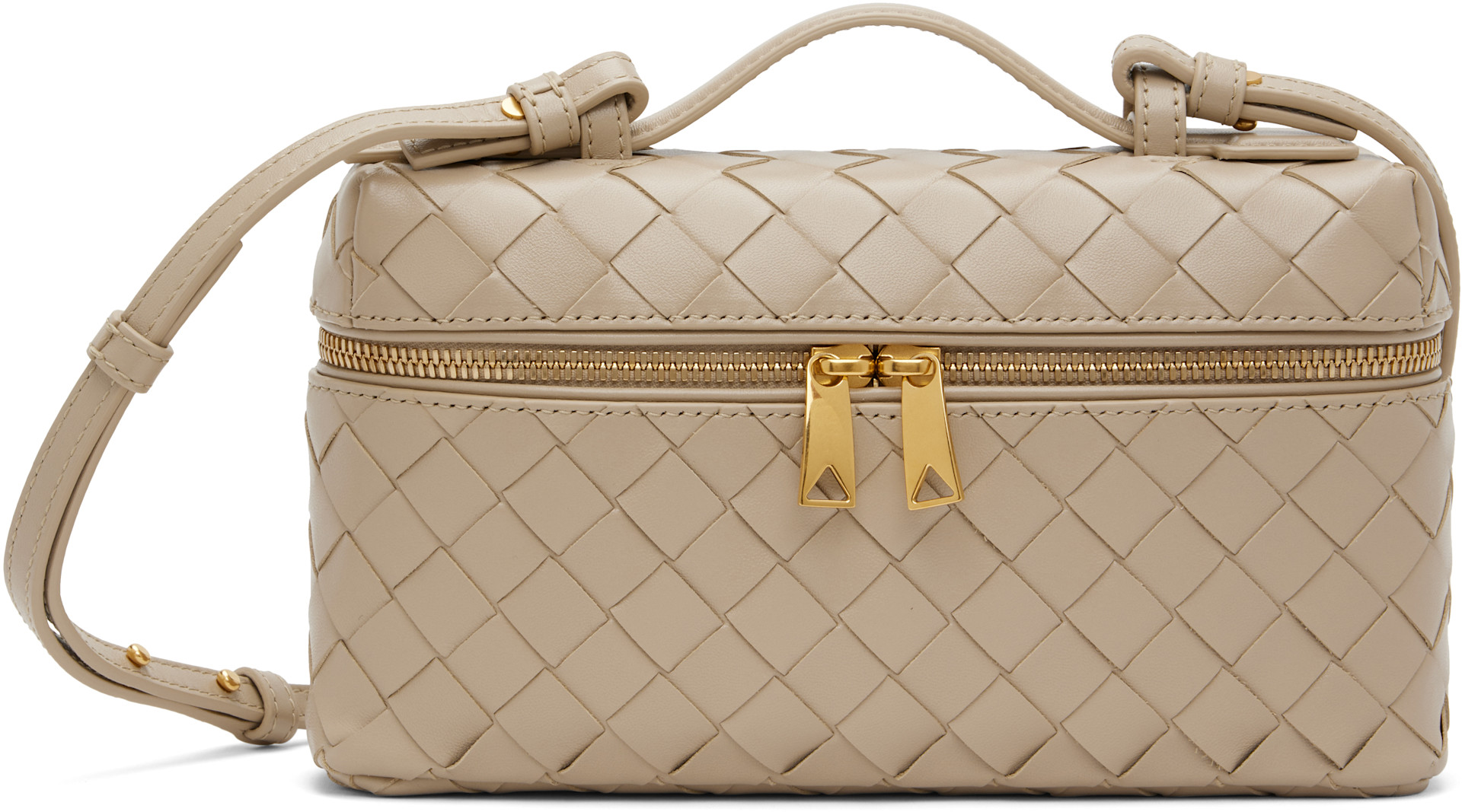 Bottega Veneta: Beige Bang Bang Bag | SSENSE