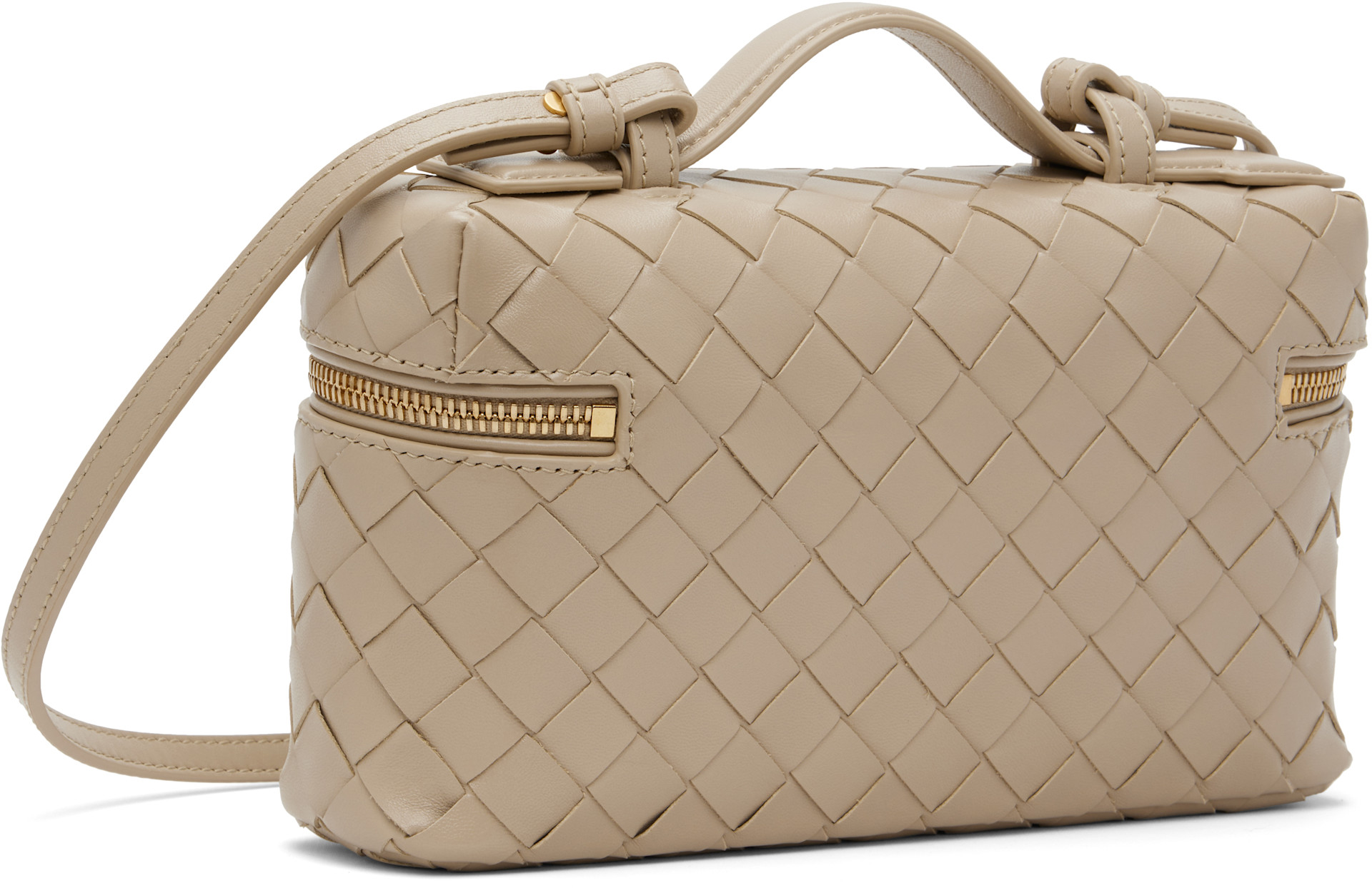 Bottega Veneta: Beige Bang Bang Bag | SSENSE