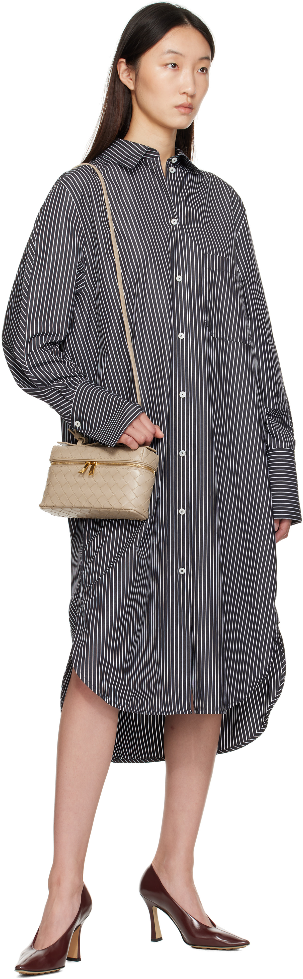 Bottega Veneta: Beige Bang Bang Bag | SSENSE