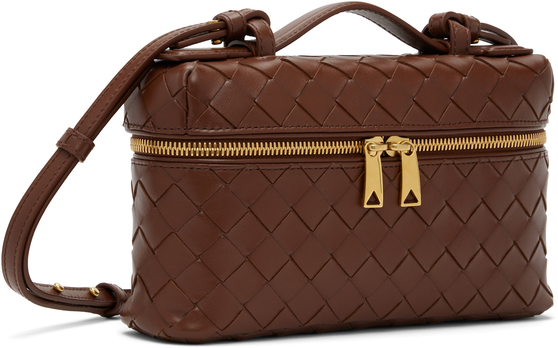 Bottega Veneta: Brown Bang Bang Bag | SSENSE