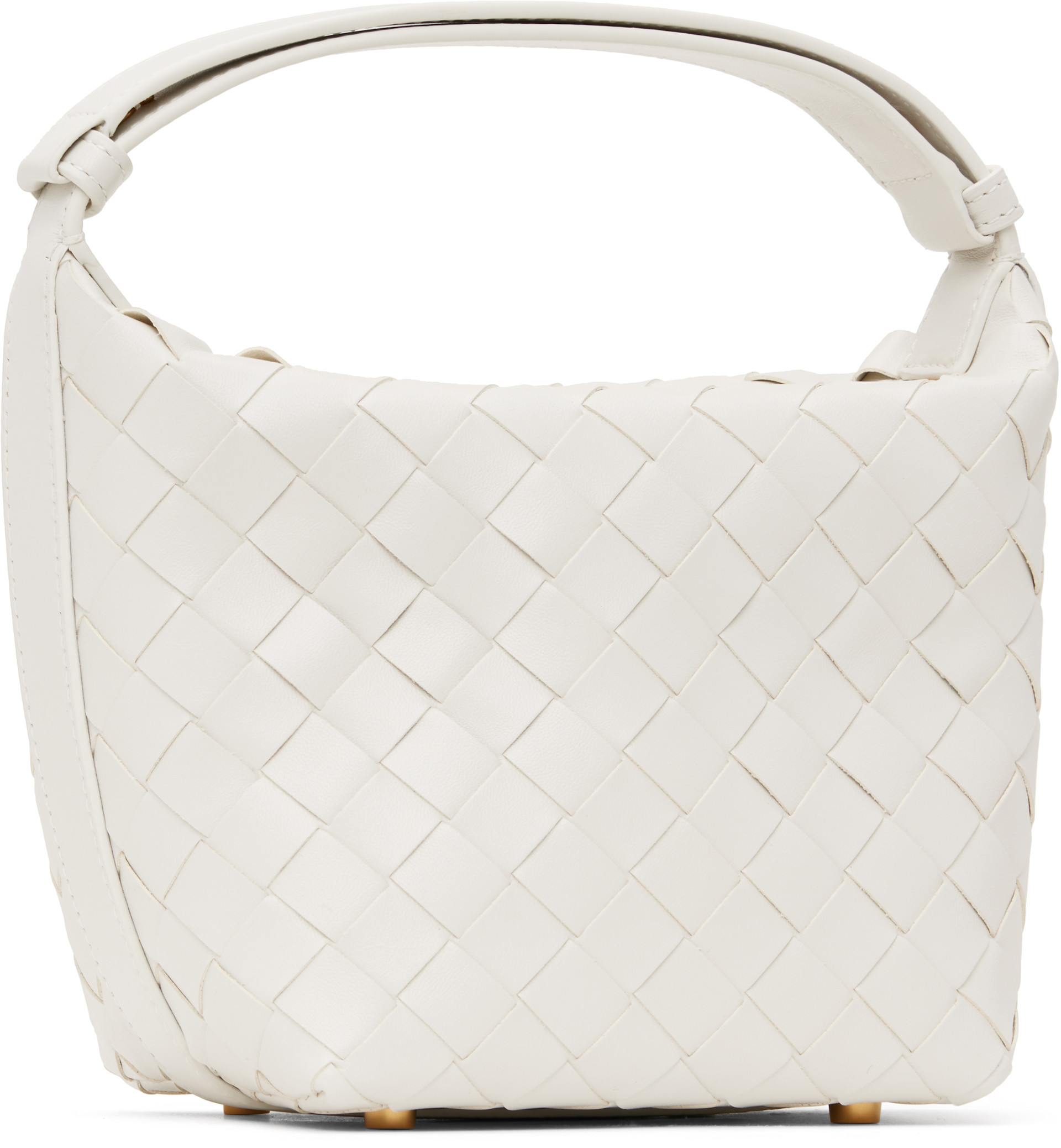 Bottega Veneta - Micro sac Wallace blanc