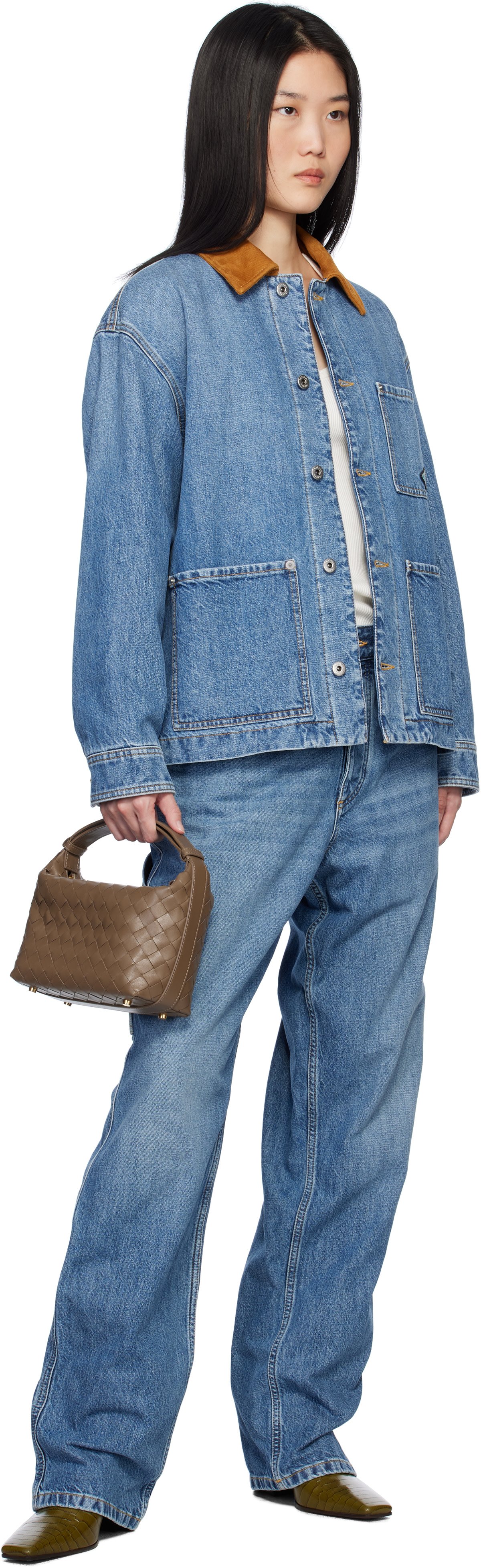 Bottega Veneta　ウォレス Bottega Veneta: Taupe Mini Wallace Bag | SSENSE