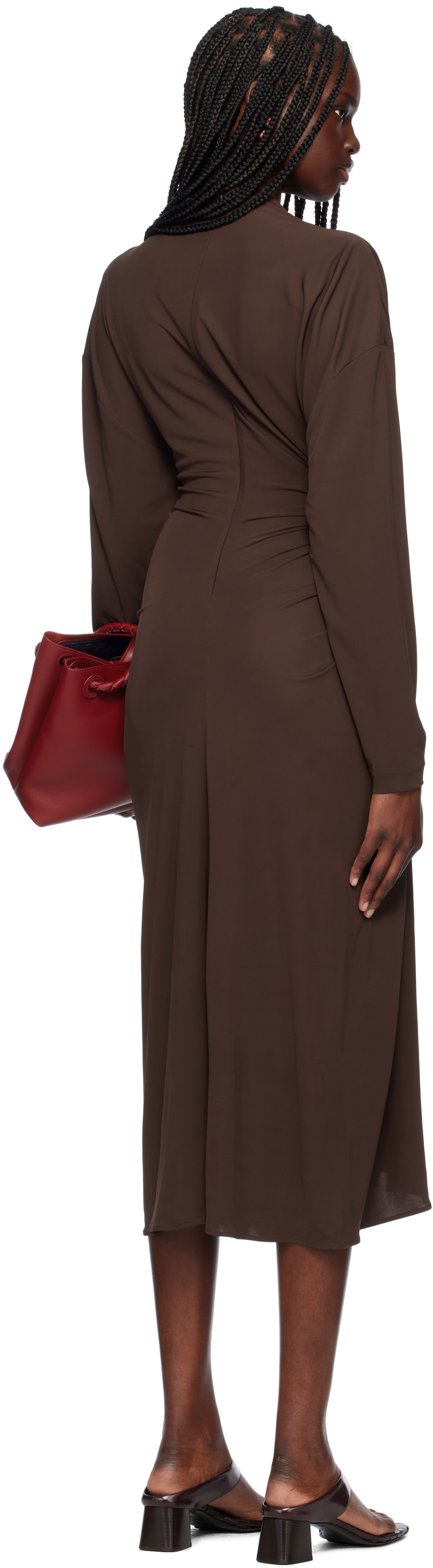 brown bottega dress Hazel Maxi Dress Brown main image 1