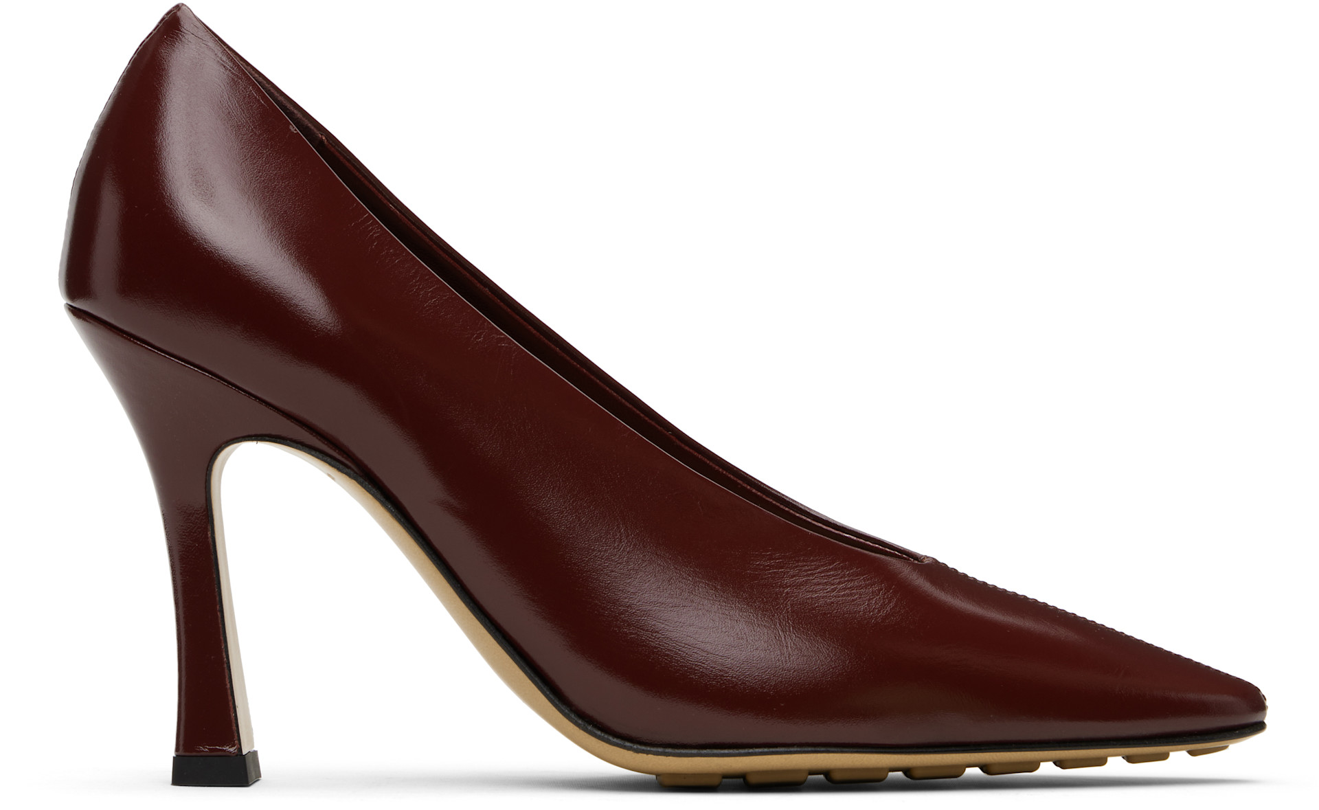 Bottega Veneta - Chaussures à talon Sofia bourgogne