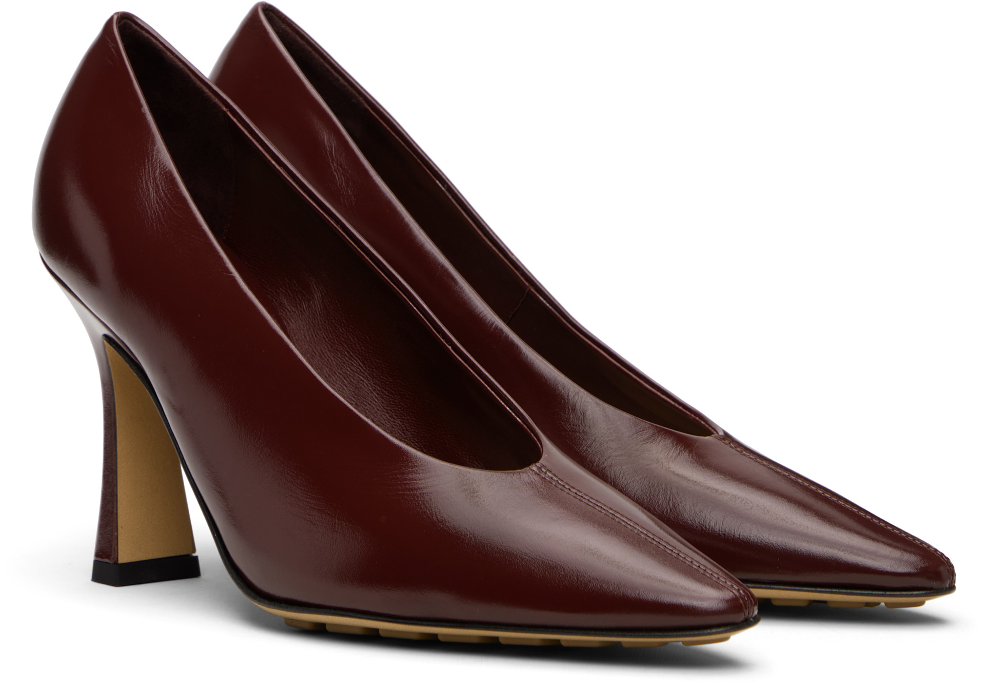 Bottega Veneta - Chaussures à talon Sofia bourgogne