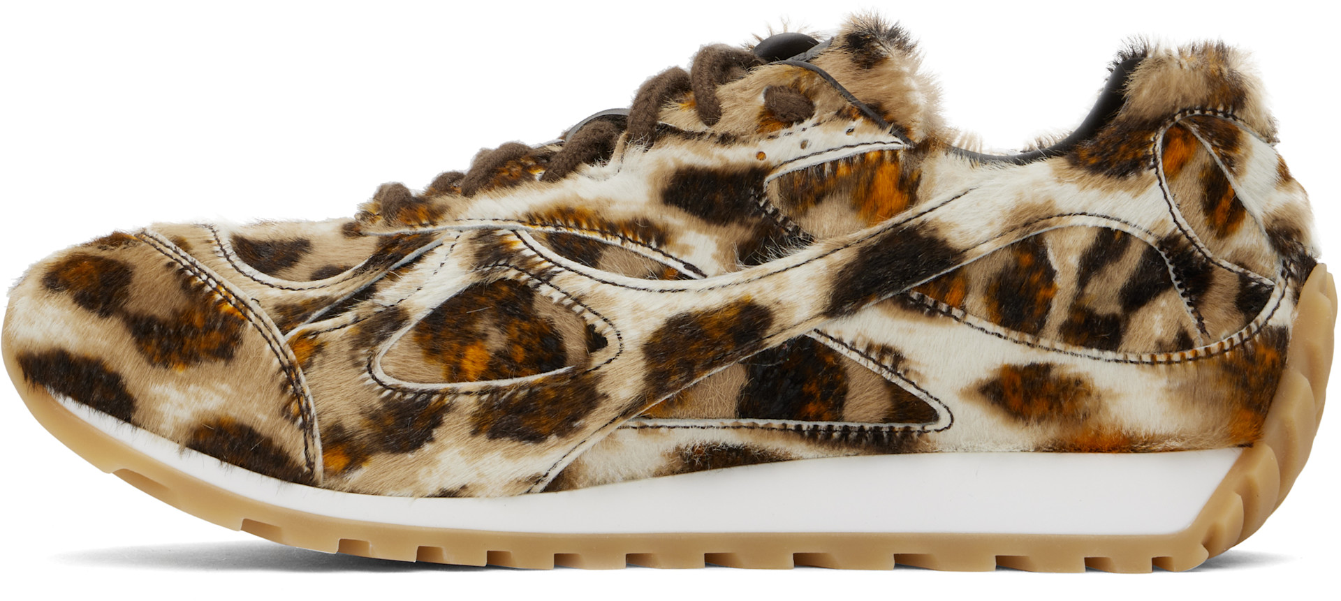 Bottega Veneta - Baskets Orbit brun et orange