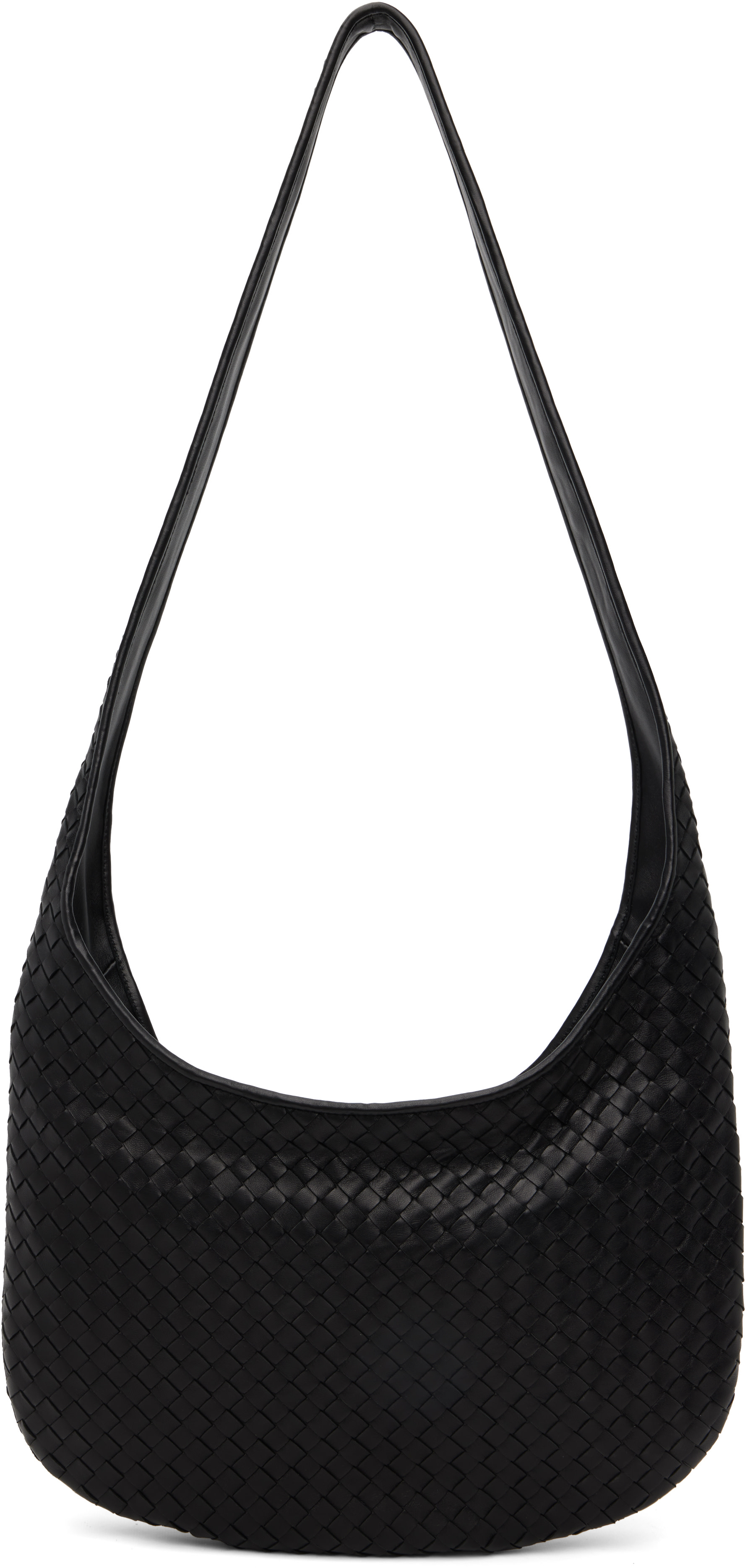 Bottega Veneta ブラックバック Bottega Veneta: ブラック Veneto バッグ | SSENSE 日本