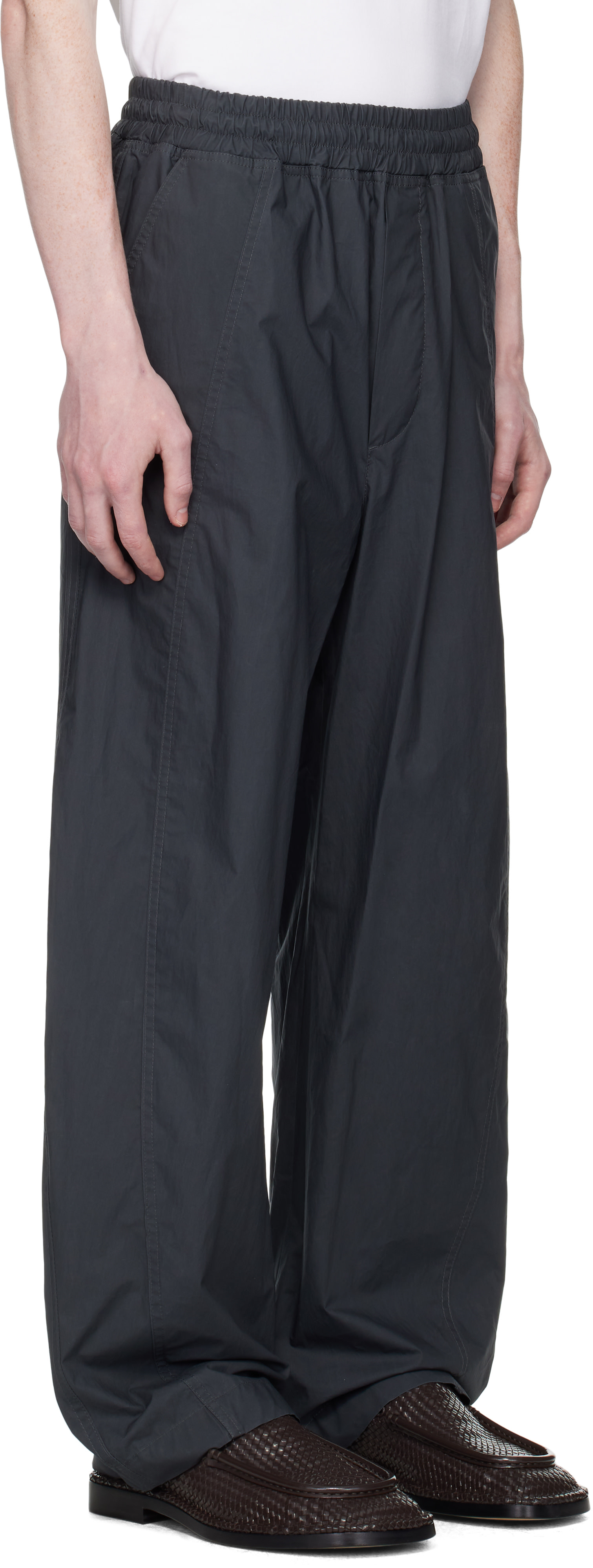 炭*い様 股下94cm Bottega Veneta 19aw trouser BOTTEGA VENETA Wool straight-leg pants | NET-A-PORTER