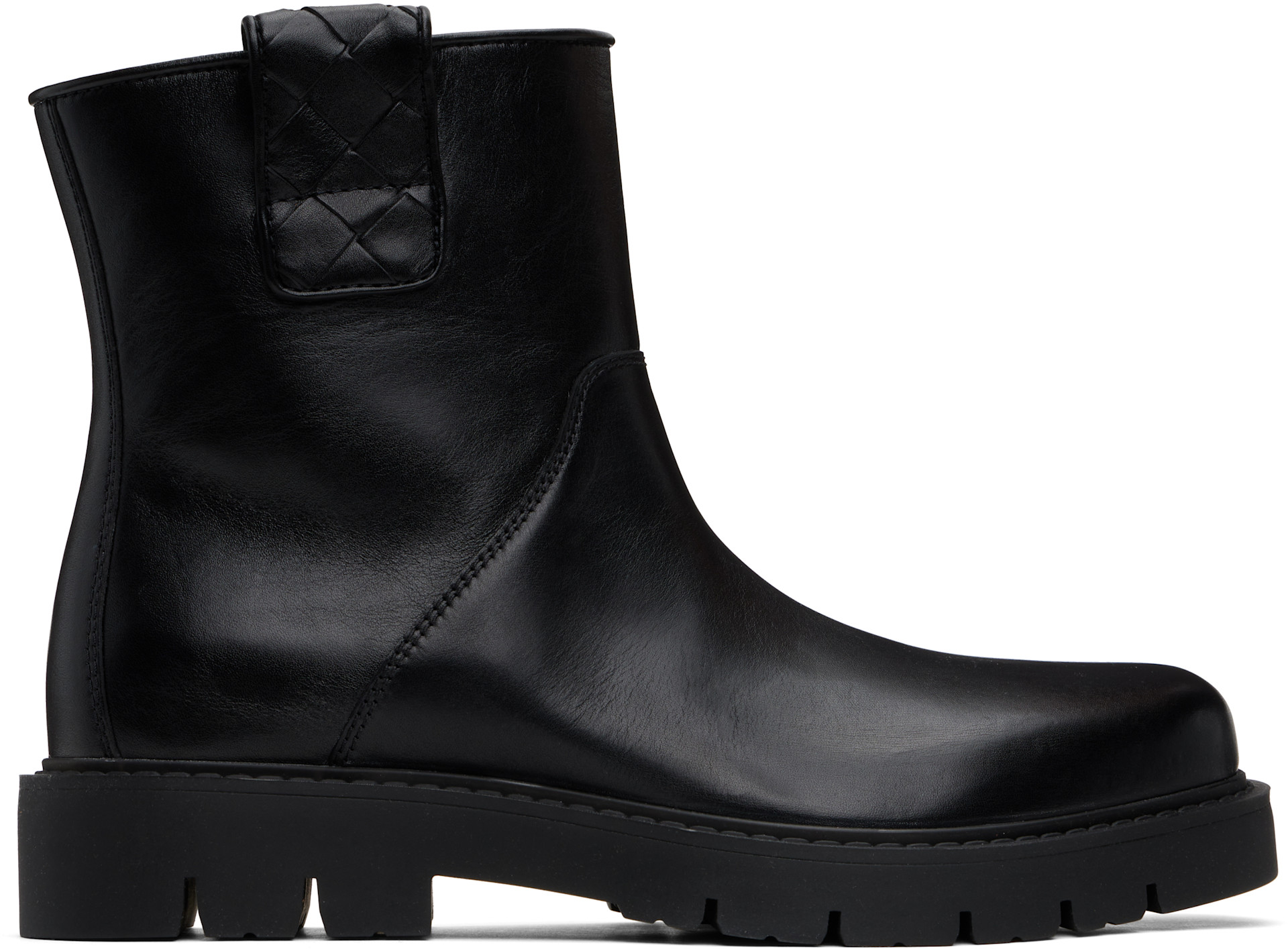 Bottega Veneta - Bottines Haddock noires