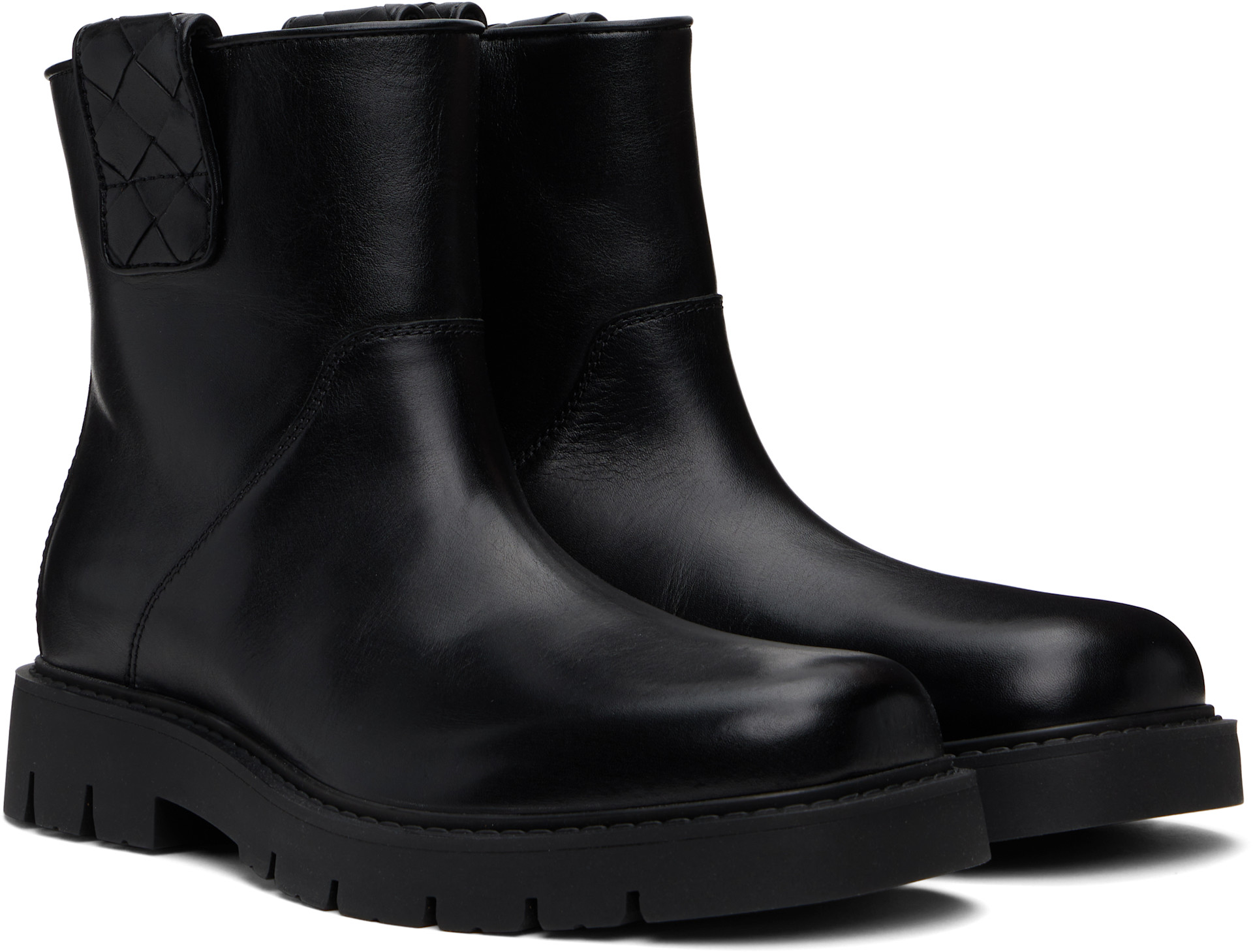 Bottega Veneta - Bottines Haddock noires