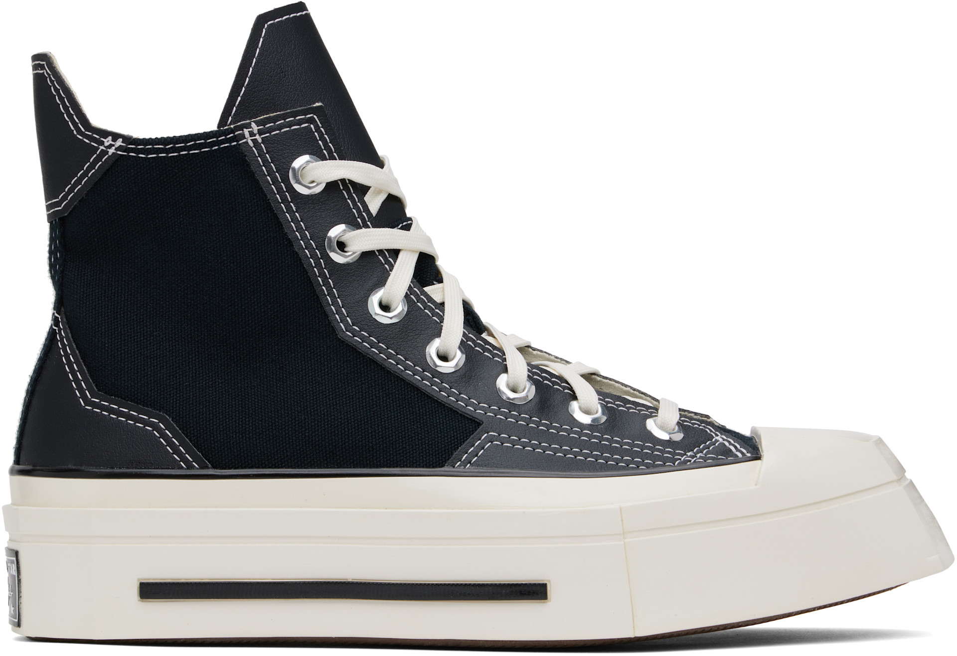 Converse - Black Chuck 70 De Luxe Squared High Top Sneakers