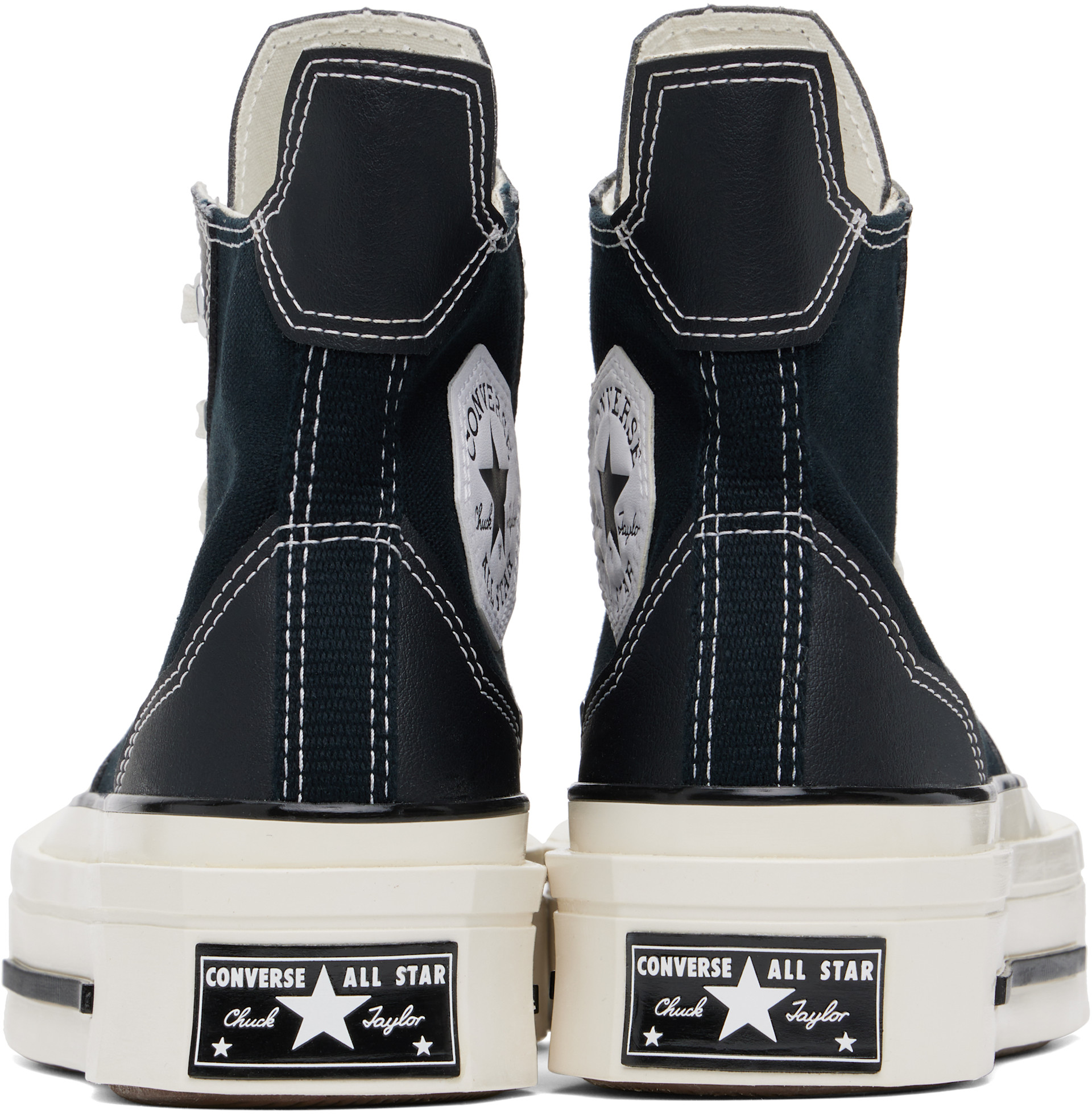 Converse - Black Chuck 70 De Luxe Squared High Top Sneakers