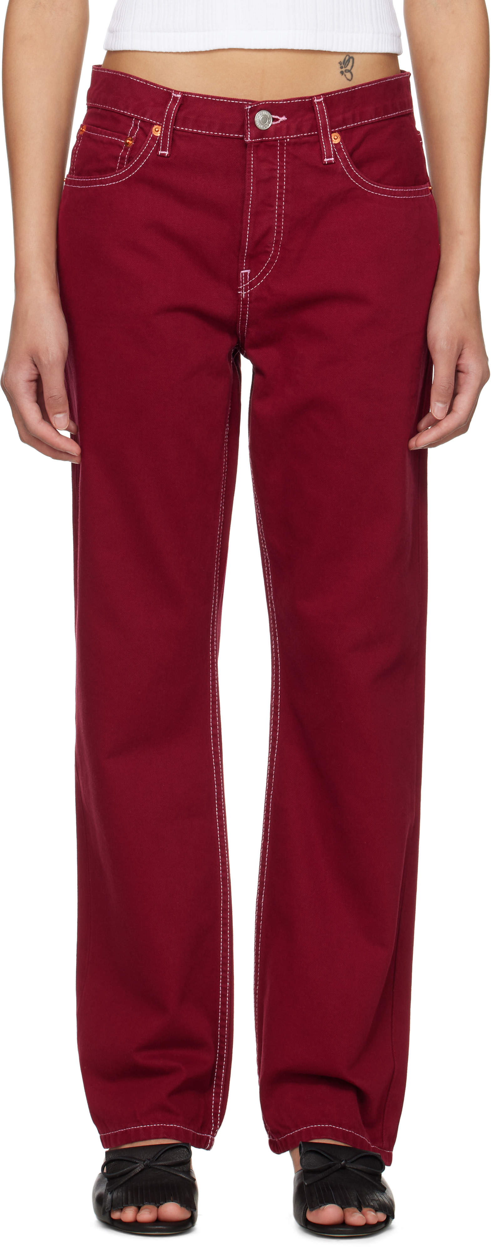 Re/Done - Jean Standard rouge